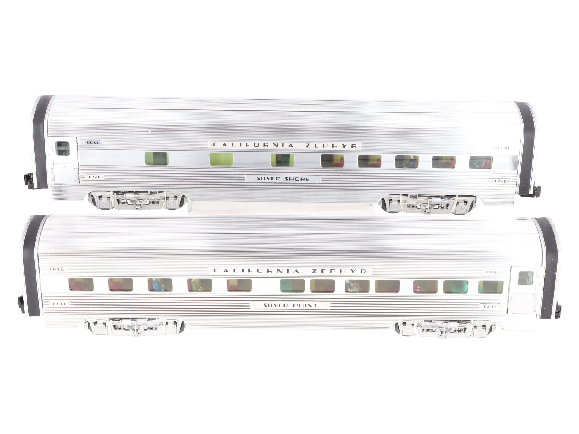 Lionel 6-29149 O Gauge Chicago Burlington & Quincy Zephyr Passenger Car Set EX/Box