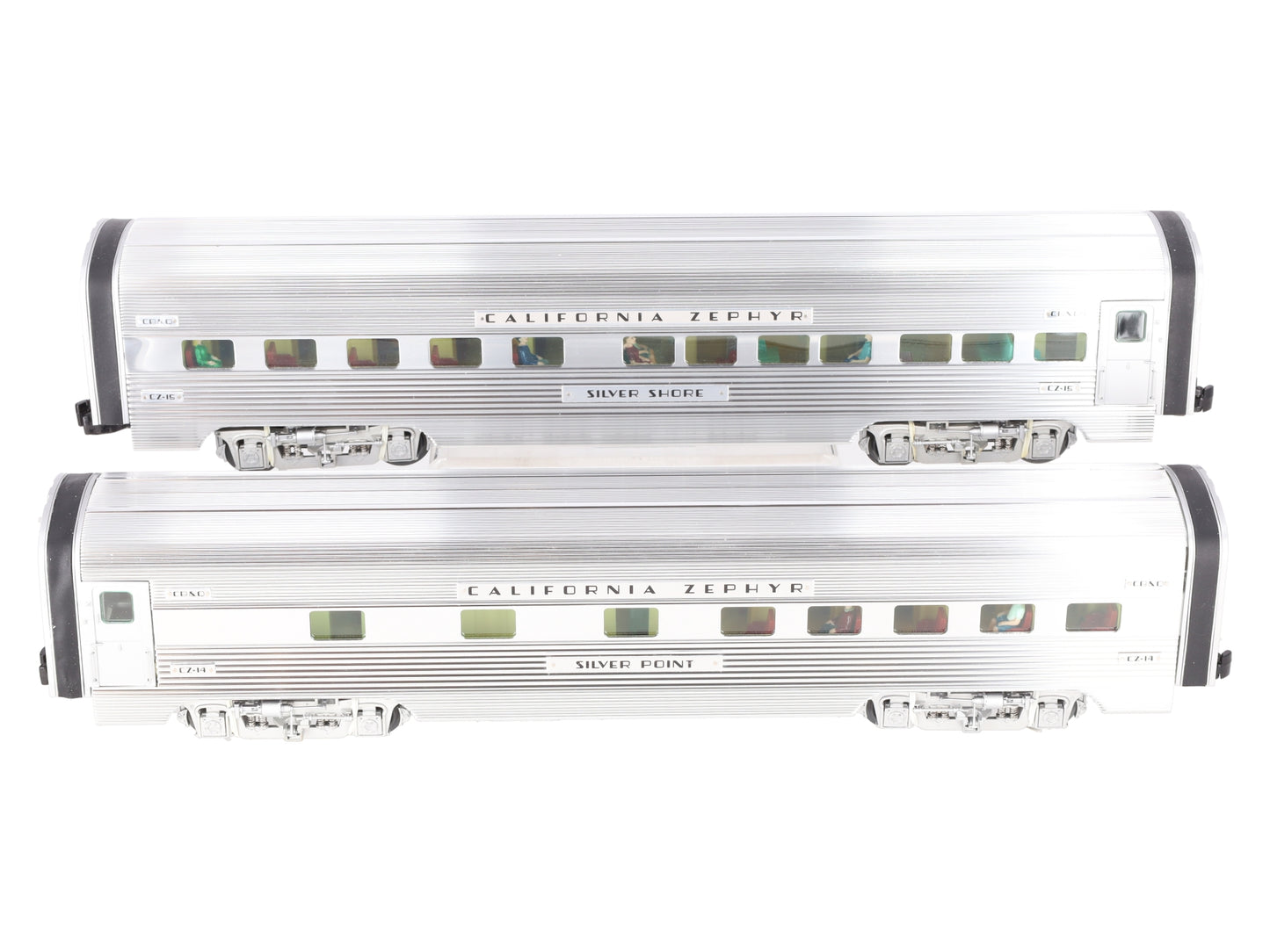 Lionel 6-29149 O Gauge Chicago Burlington & Quincy Zephyr Passenger Car Set EX/Box