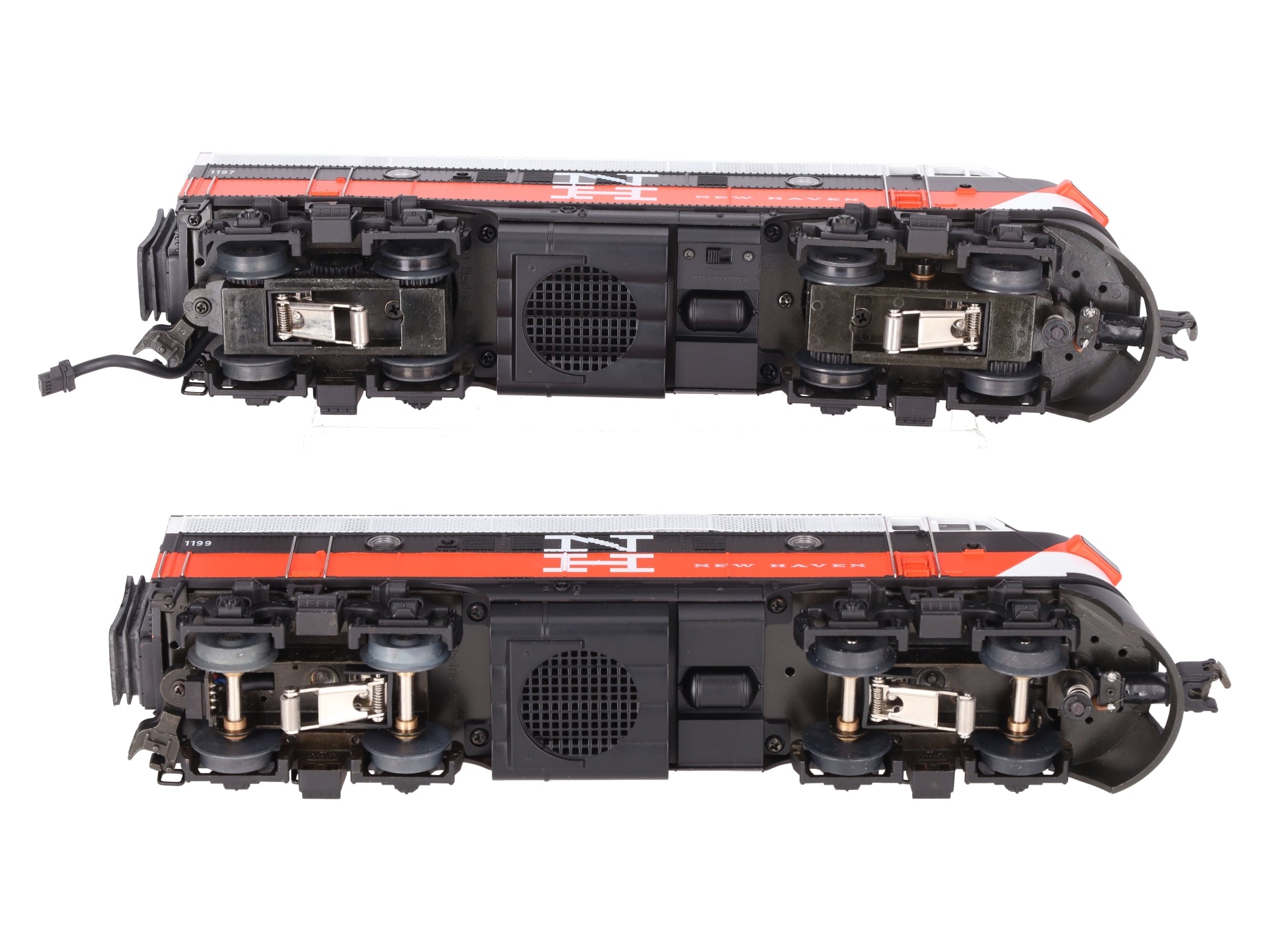 MTH MT-2089LP O New Haven EMD F-3 AA Diesel Set w/PS1 #1199 LN/Box