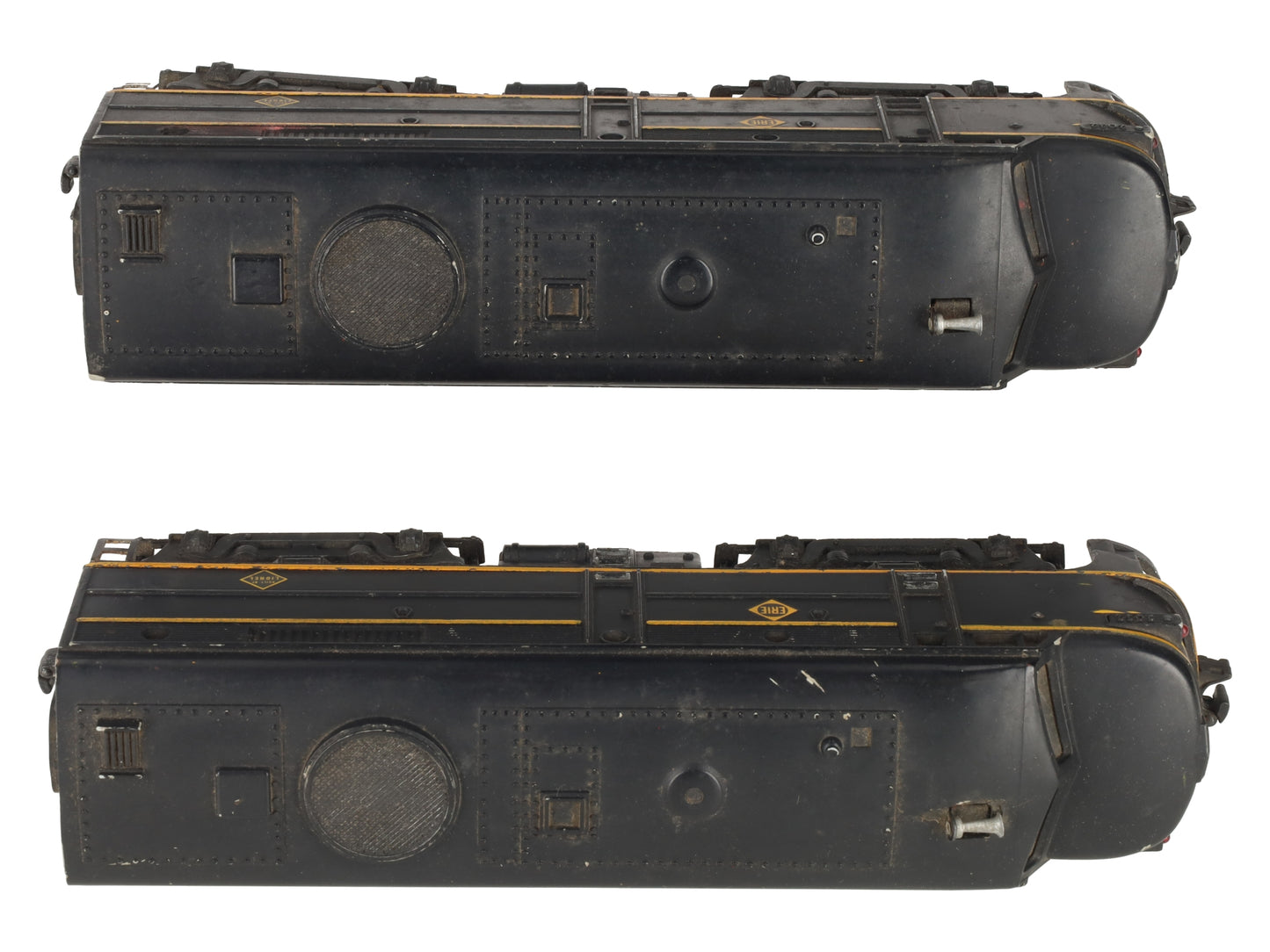 Lionel 2032 Vintage O Erie Alco AA Diesel Locomotive Set VG