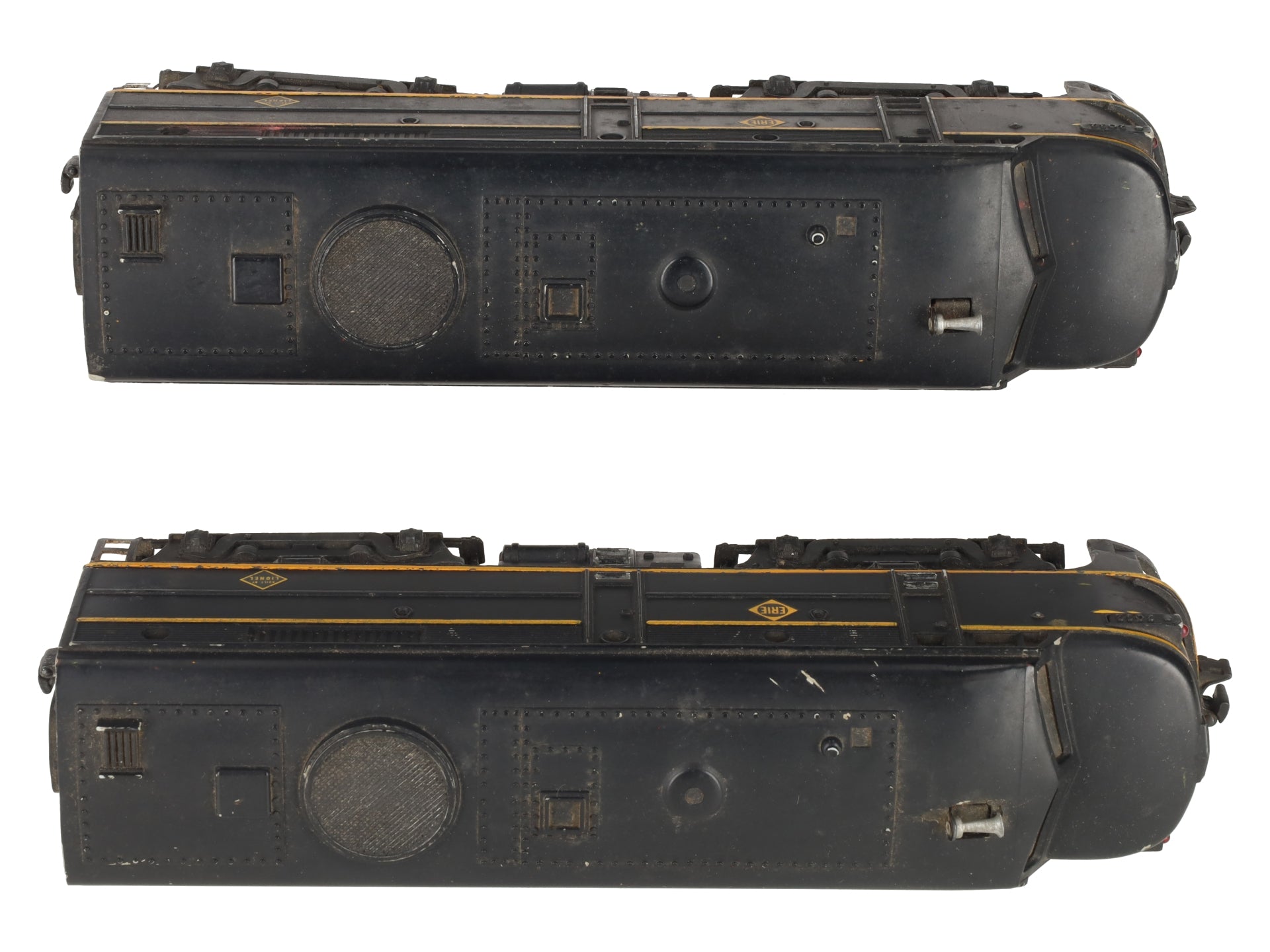 Lionel 2032 Vintage O Erie Alco AA Diesel Locomotive Set VG