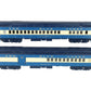 MTH 20-4121 O Jersey Central 70' Combine/Diner Passenger Car Set (Set of 2) LN/Box