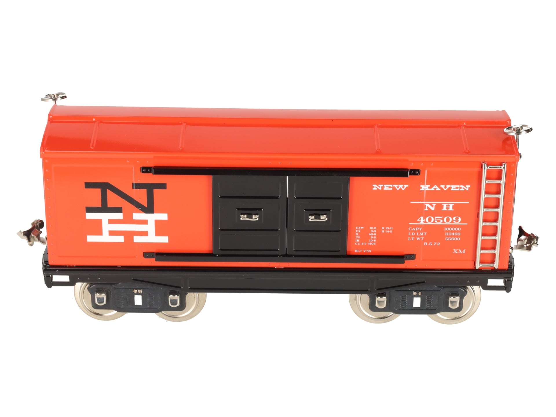 MTH 10-2166 Standard Gauge New Haven 200 Series Tinplate Box Car #40509 LN/Box