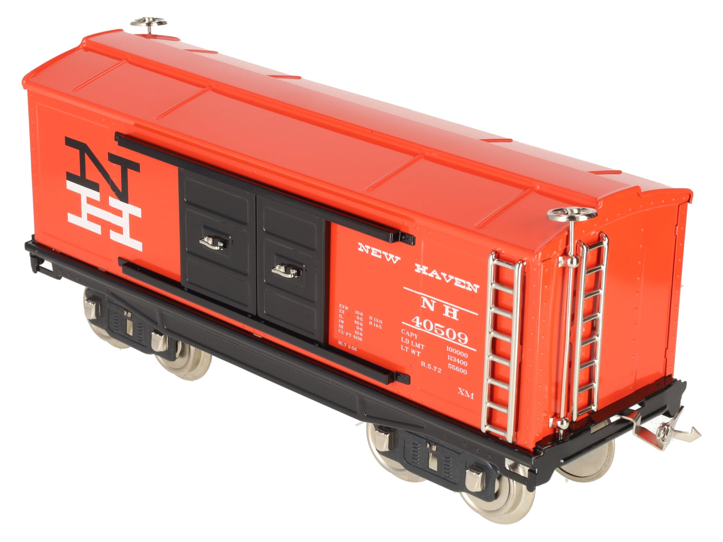 MTH 10-2166 Standard Gauge New Haven 200 Series Tinplate Box Car #40509 LN/Box