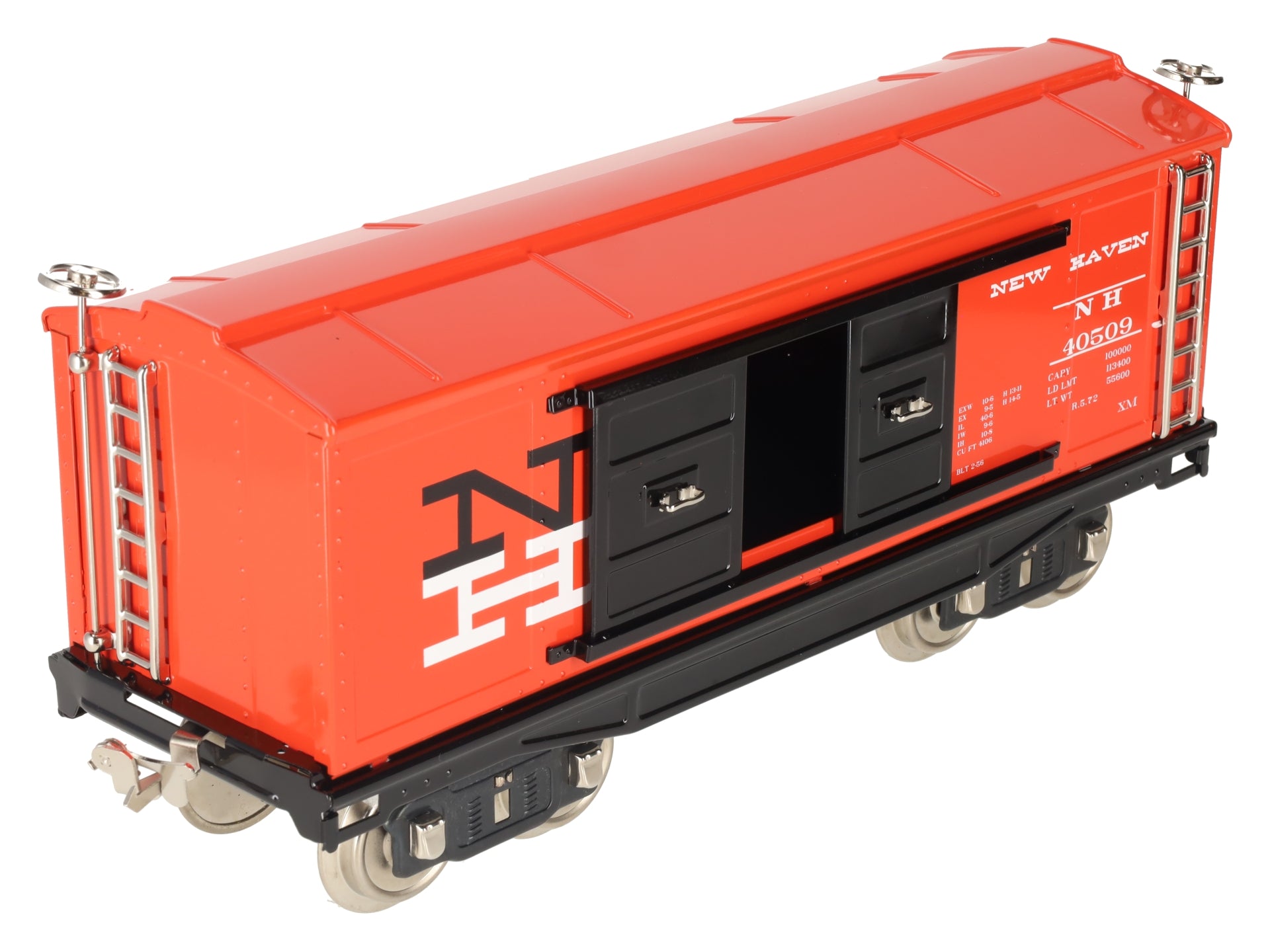 MTH 10-2166 Standard Gauge New Haven 200 Series Tinplate Box Car #40509 LN/Box