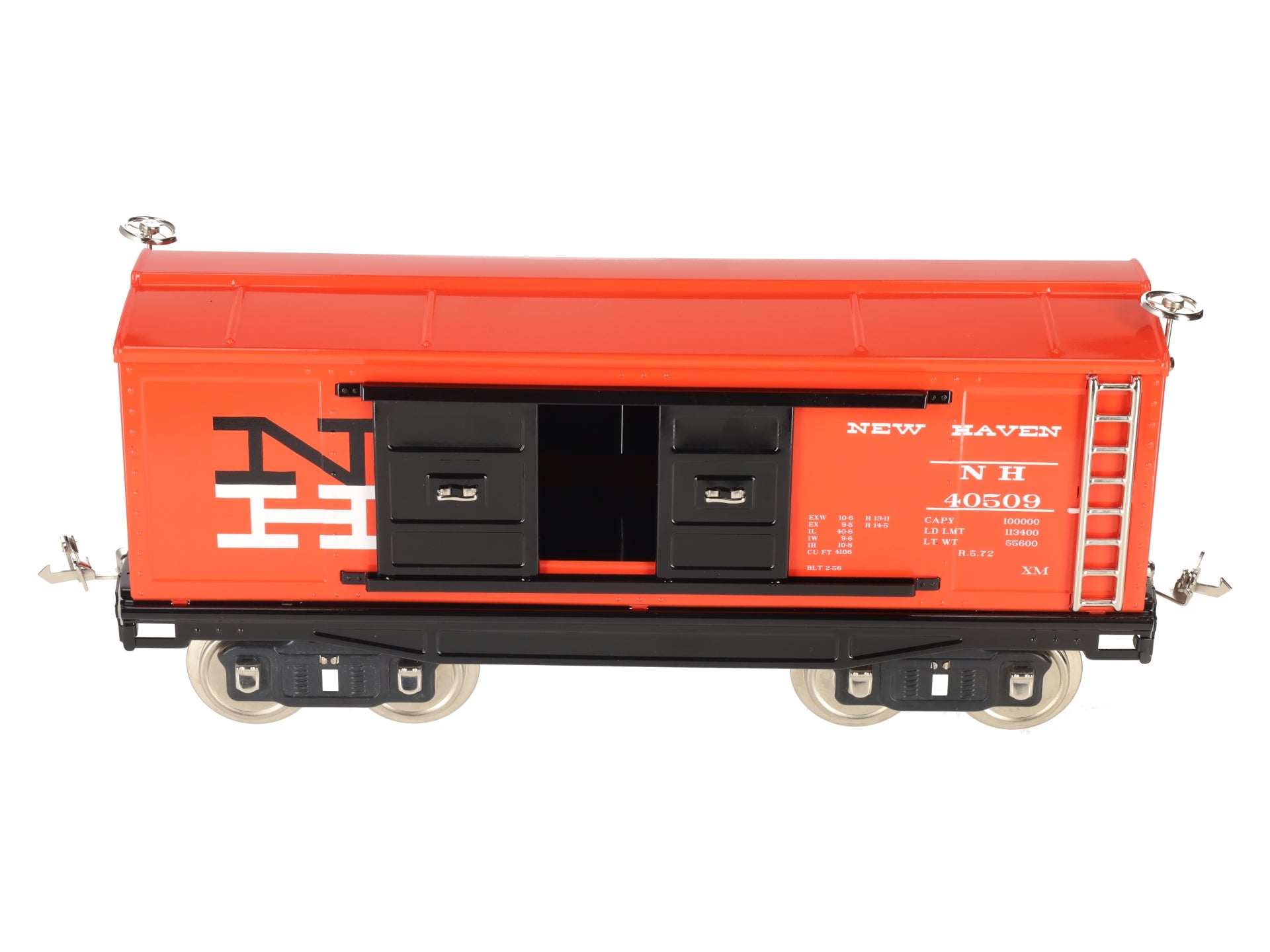 MTH 10-2166 Standard Gauge New Haven 200 Series Tinplate Box Car #40509 LN/Box