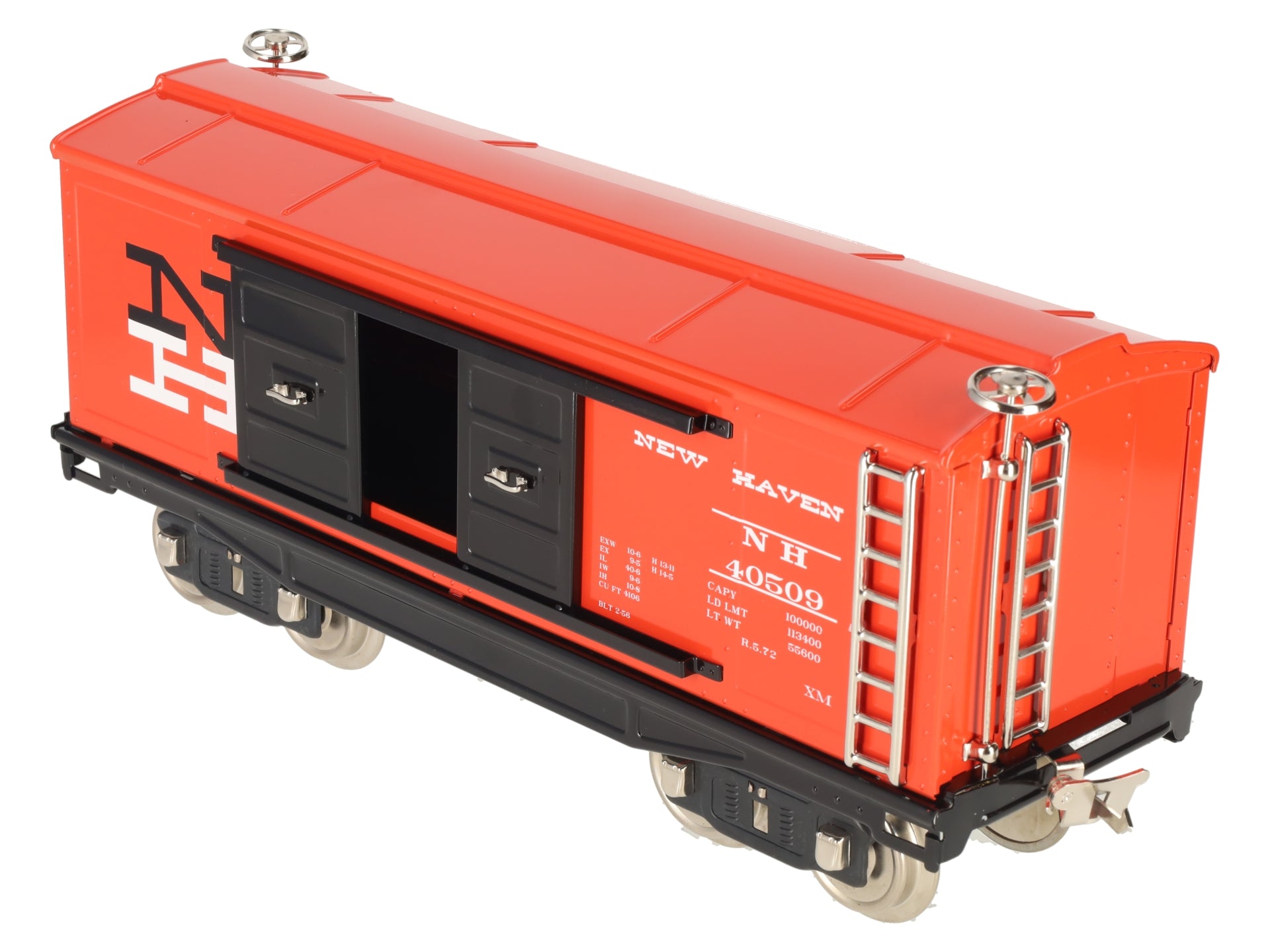 MTH 10-2166 Standard Gauge New Haven 200 Series Tinplate Box Car #40509