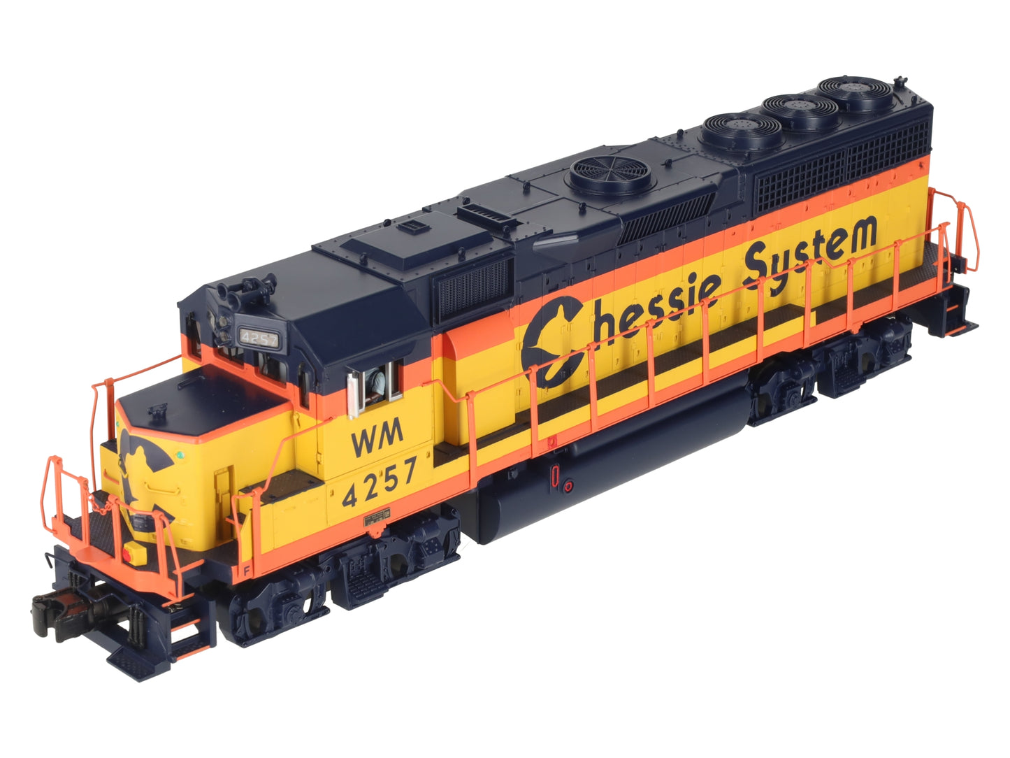 MTH 20-2374-1 O Gauge Chessie GP-40 Powered Diesel Engine w/PS2 #4257 LN/Box