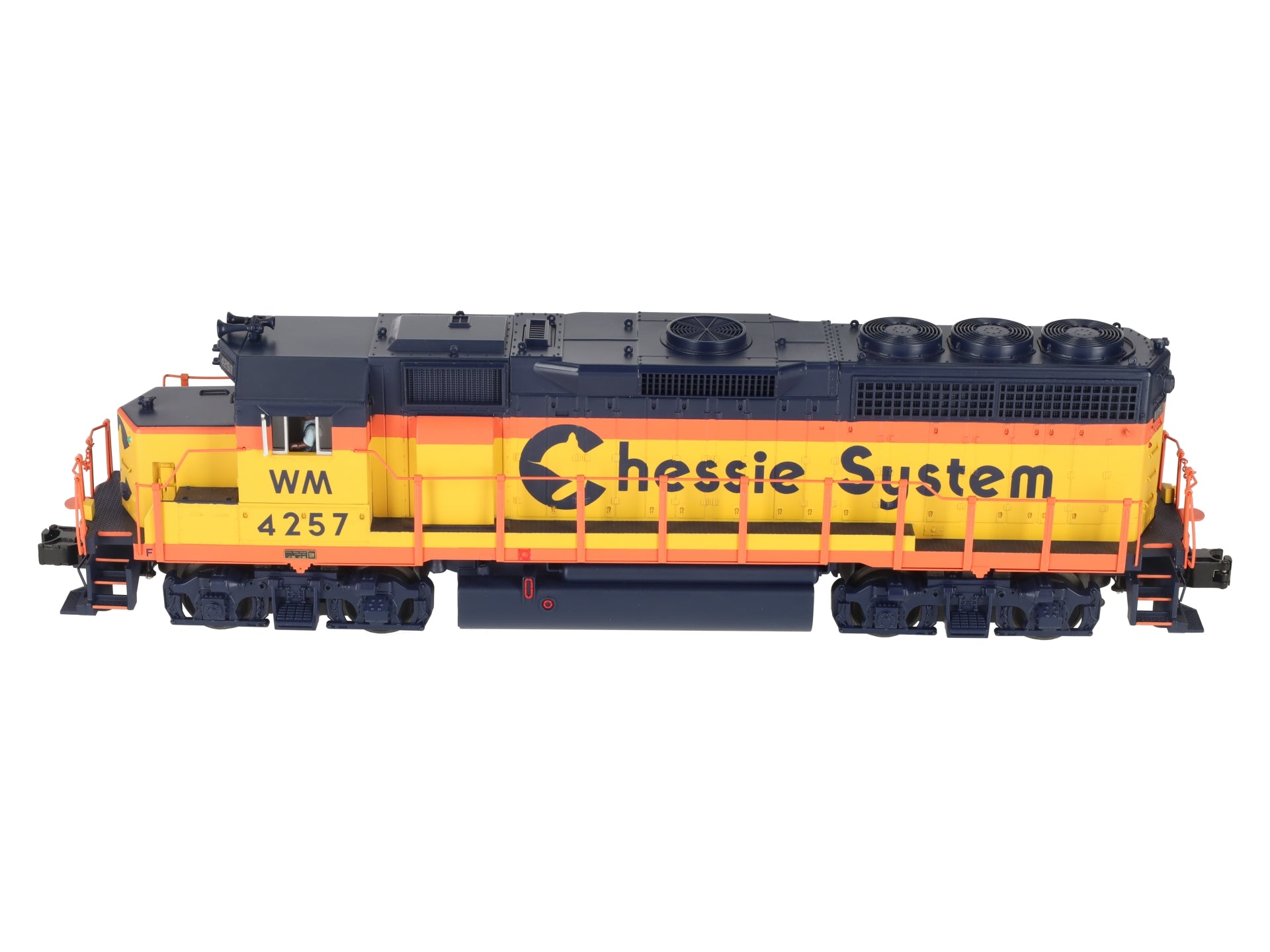 MTH 20-2374-1 O Gauge Chessie GP-40 Powered Diesel Engine w/PS2 #4257 LN/Box