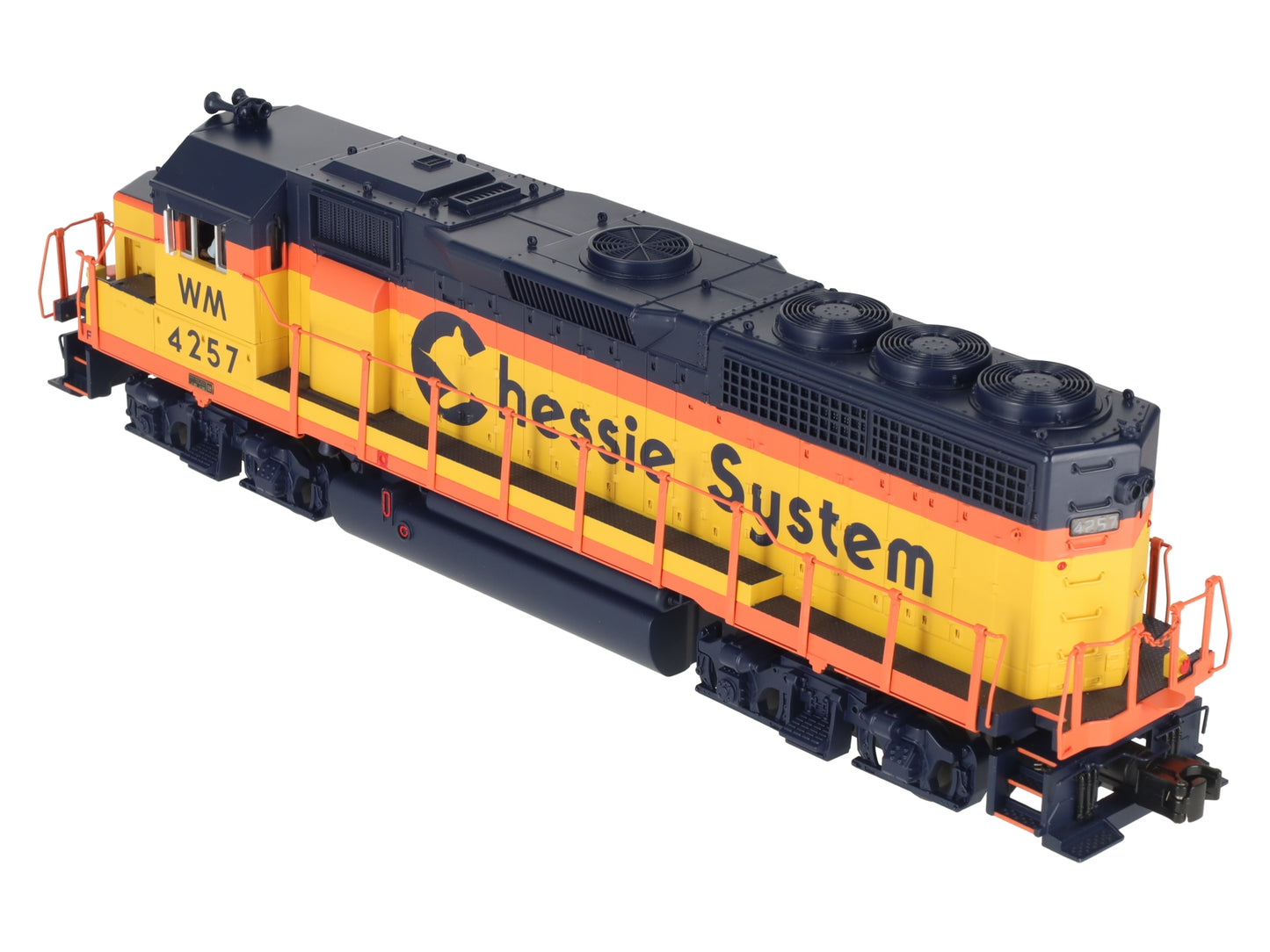 MTH 20-2374-1 O Gauge Chessie GP-40 Powered Diesel Engine w/PS2 #4257 LN/Box