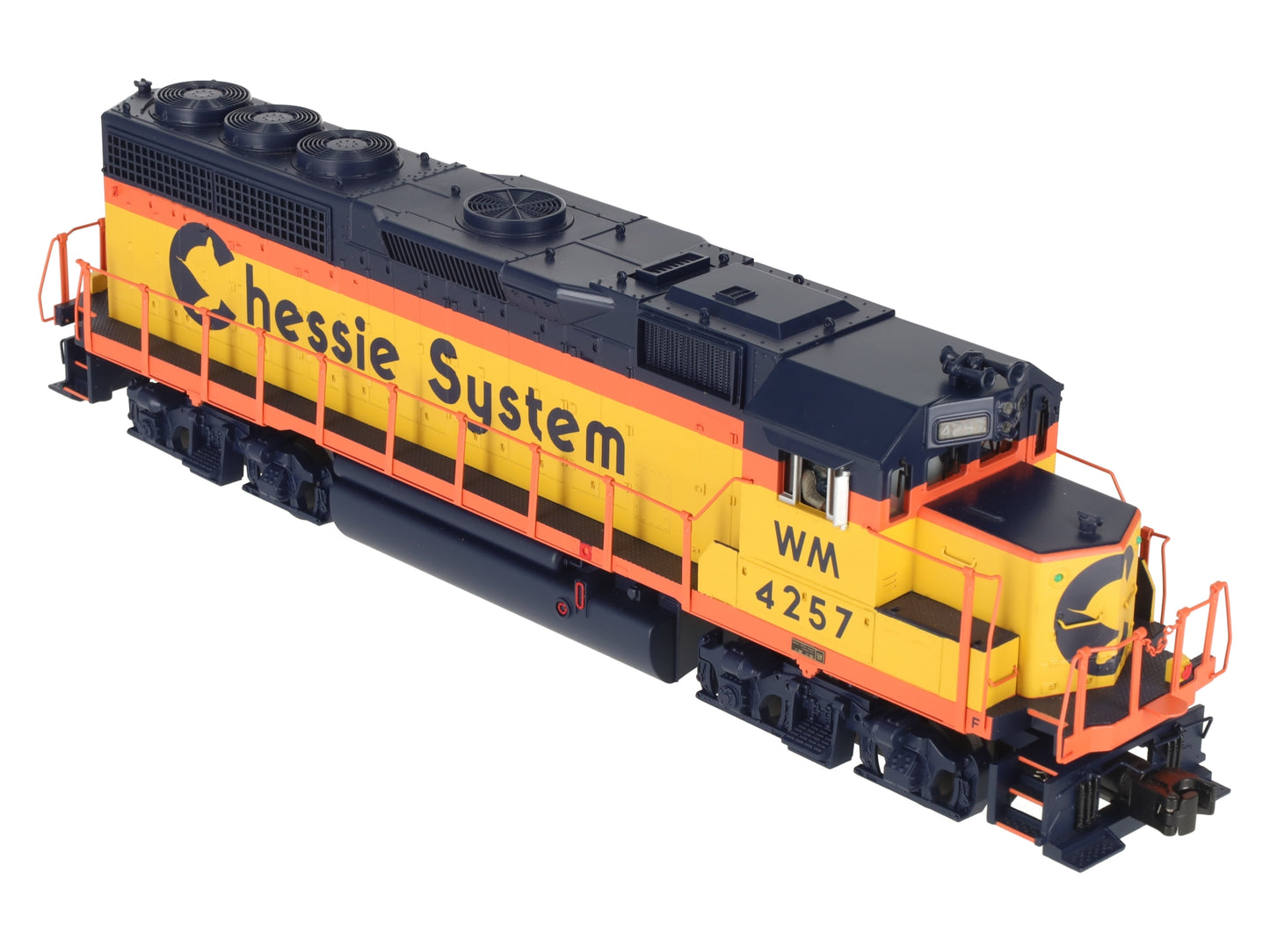MTH 20-2374-1 O Gauge Chessie GP-40 Powered Diesel Engine w/PS2 #4257 LN/Box