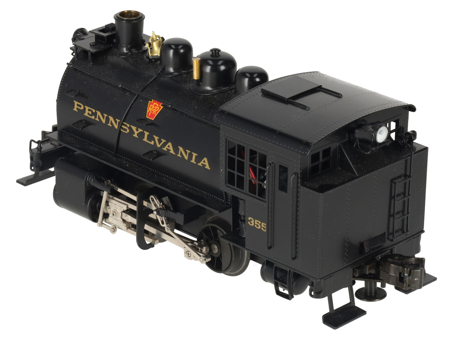 Right-Of-Way 5204 O Gauge BRASS Pennsylvania 0-4-0 Saddle Tanker #355 EX