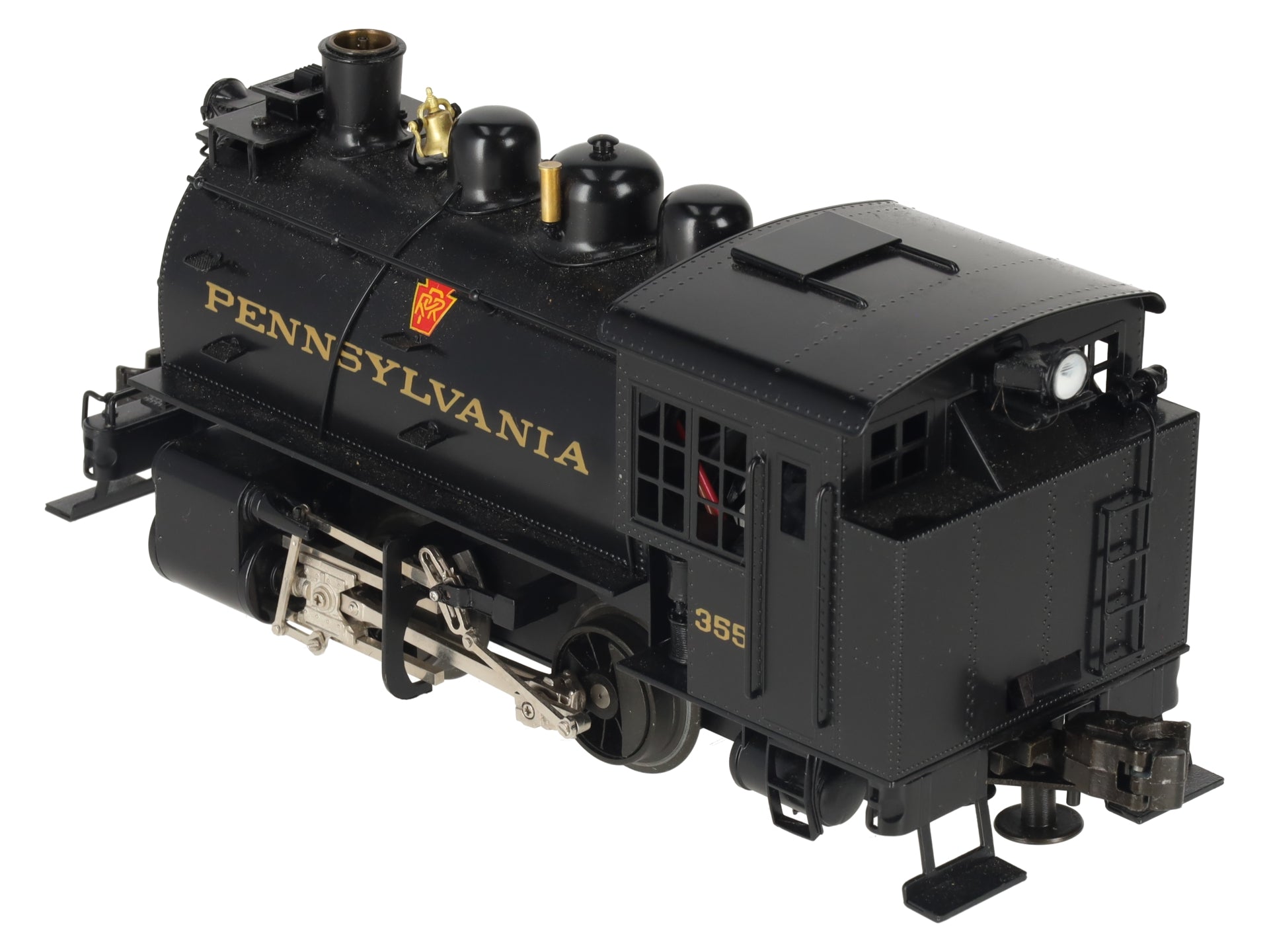 Right-Of-Way 5204 O Gauge BRASS Pennsylvania 0-4-0 Saddle Tanker #355 EX