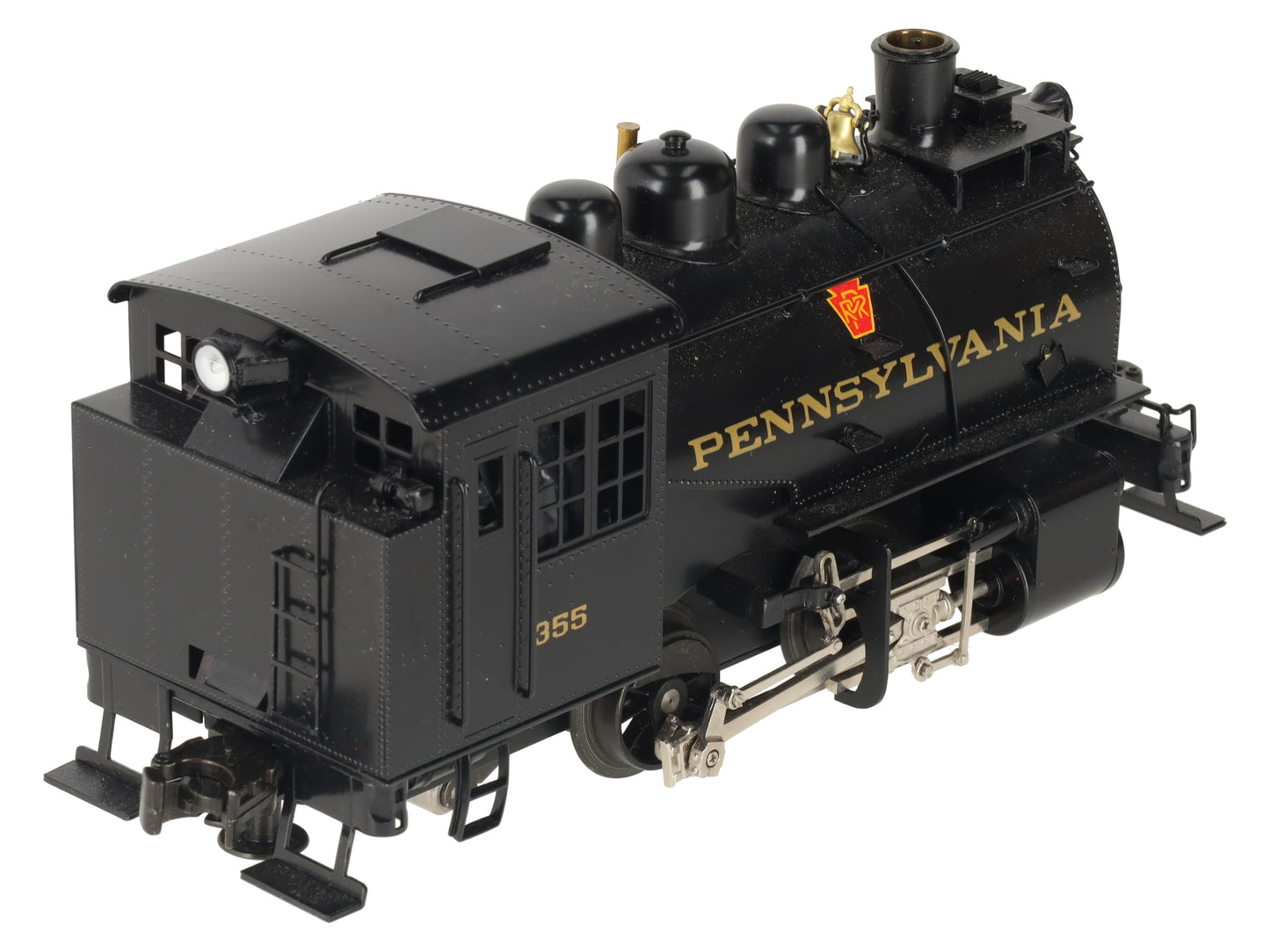 Right-Of-Way 5204 O Gauge BRASS Pennsylvania 0-4-0 Saddle Tanker #355 EX