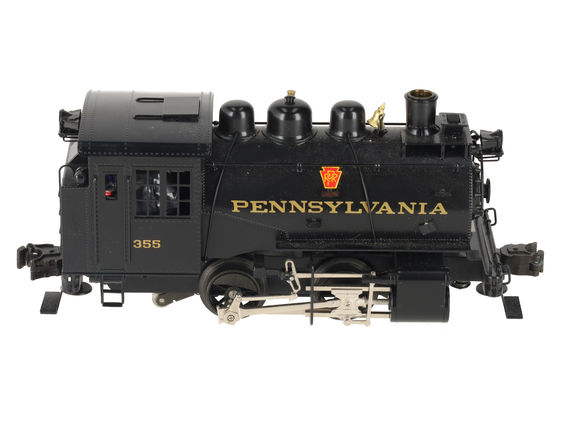 Right-Of-Way 5204 O Gauge BRASS Pennsylvania 0-4-0 Saddle Tanker #355 EX