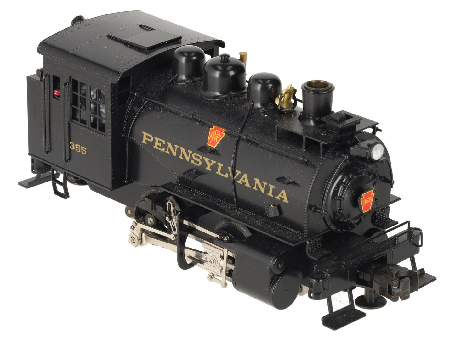 Right-Of-Way 5204 O Gauge BRASS Pennsylvania 0-4-0 Saddle Tanker #355 EX