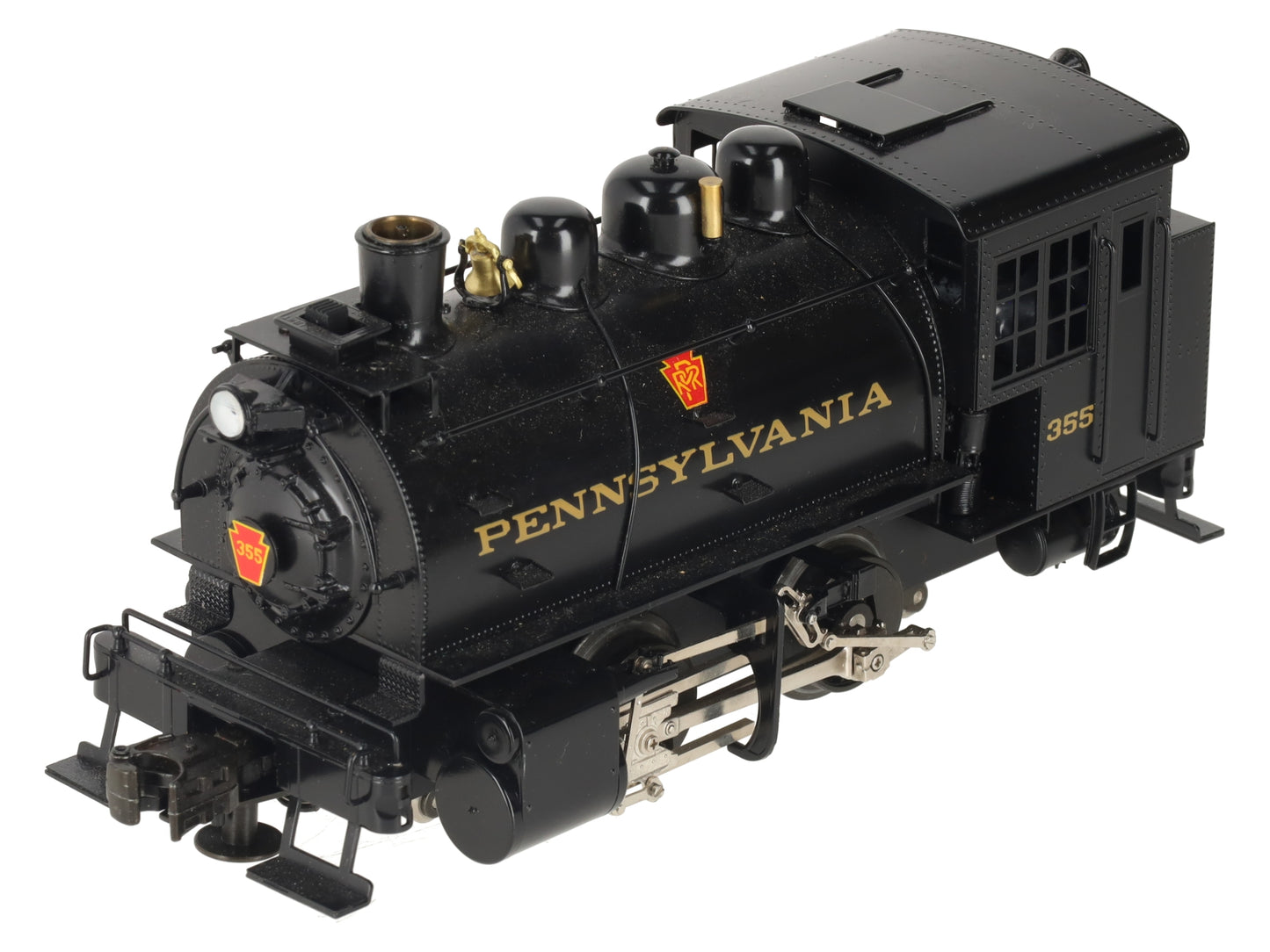 Right-Of-Way 5204 O Gauge BRASS Pennsylvania 0-4-0 Saddle Tanker #355 EX