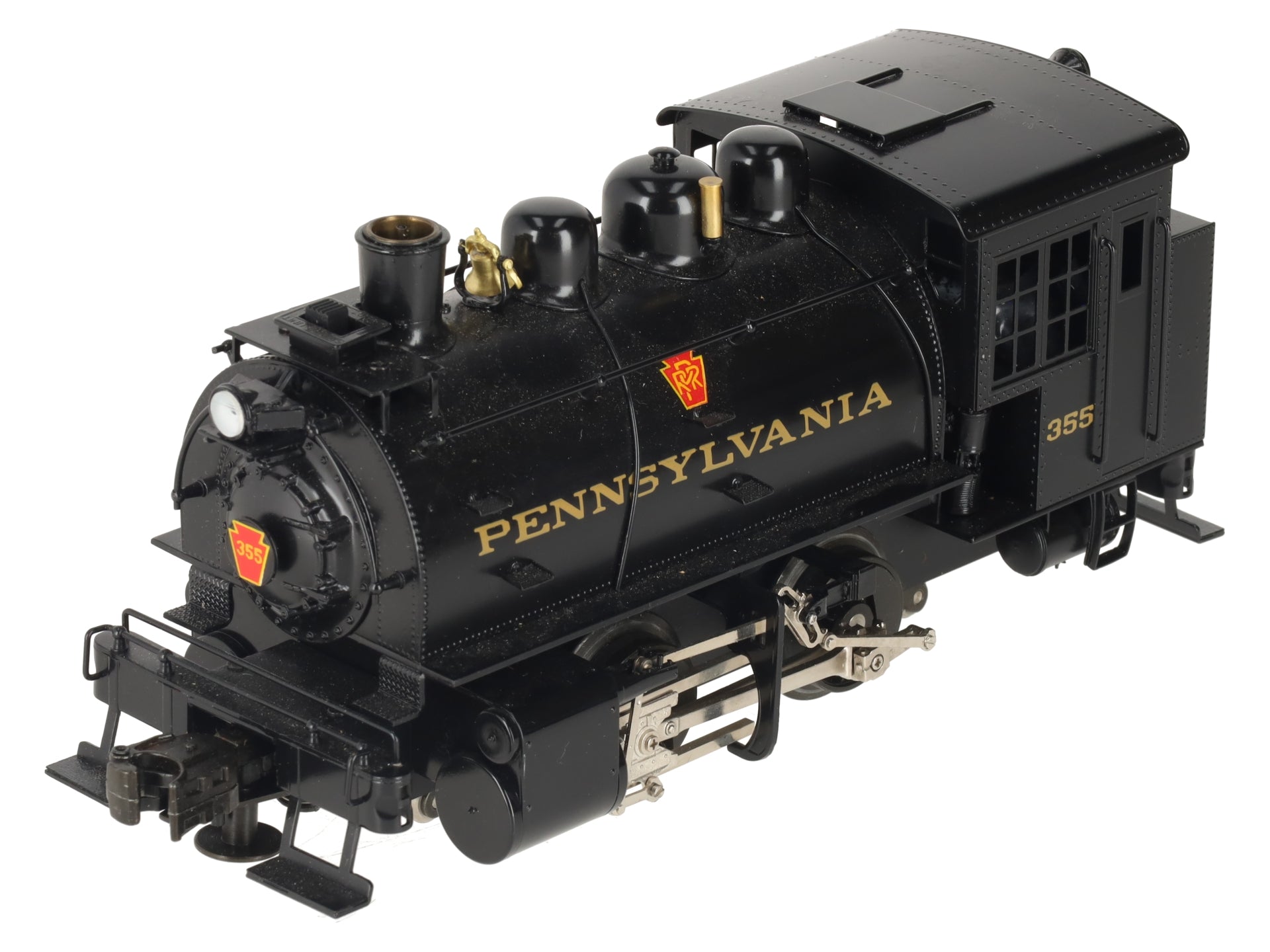 Right-Of-Way 5204 O Gauge BRASS Pennsylvania 0-4-0 Saddle Tanker #355 EX