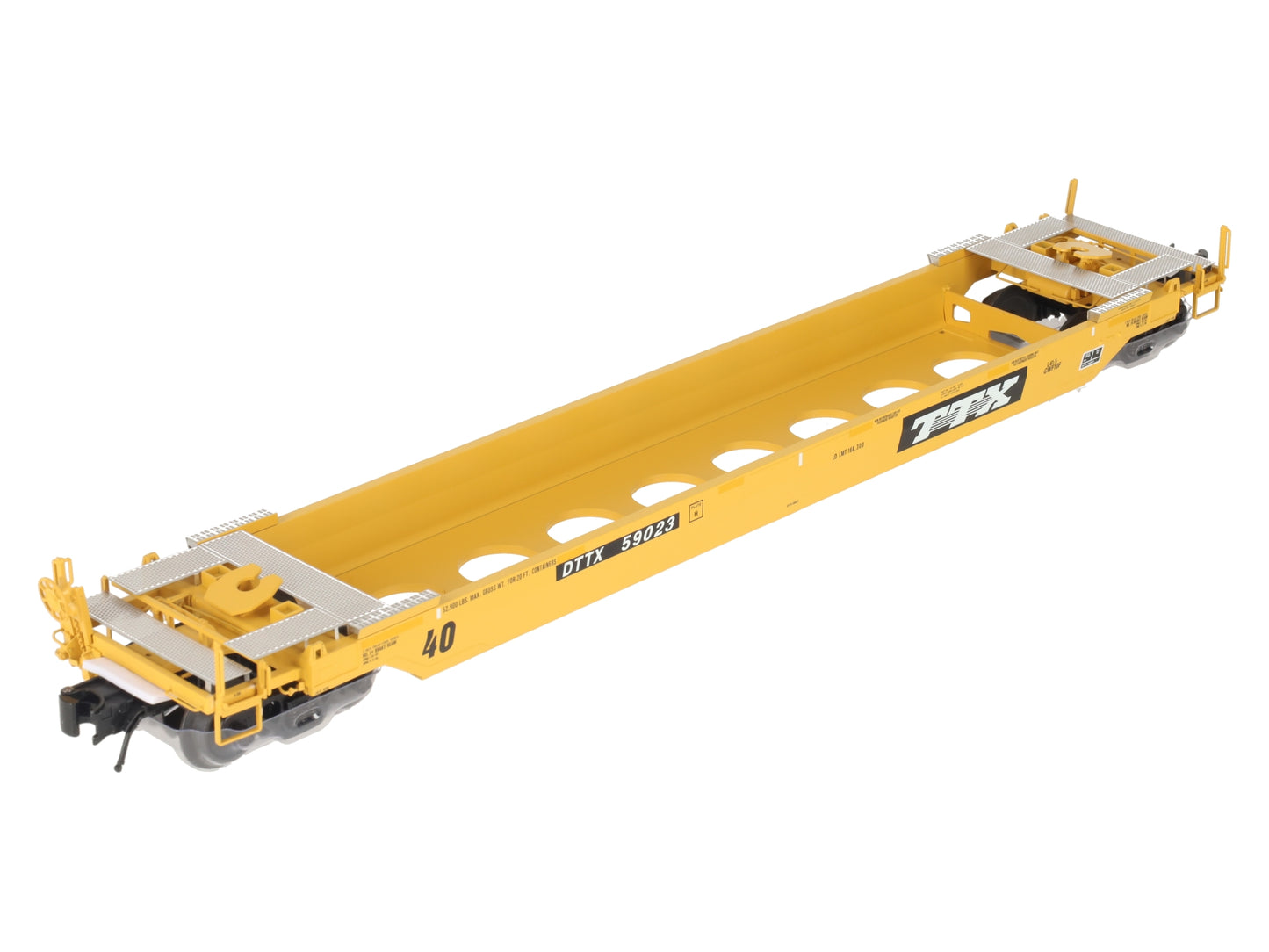 Atlas 3003028-4 O TTX "next load any road" 40' Rebuilt Well Car #459214 EX/Box