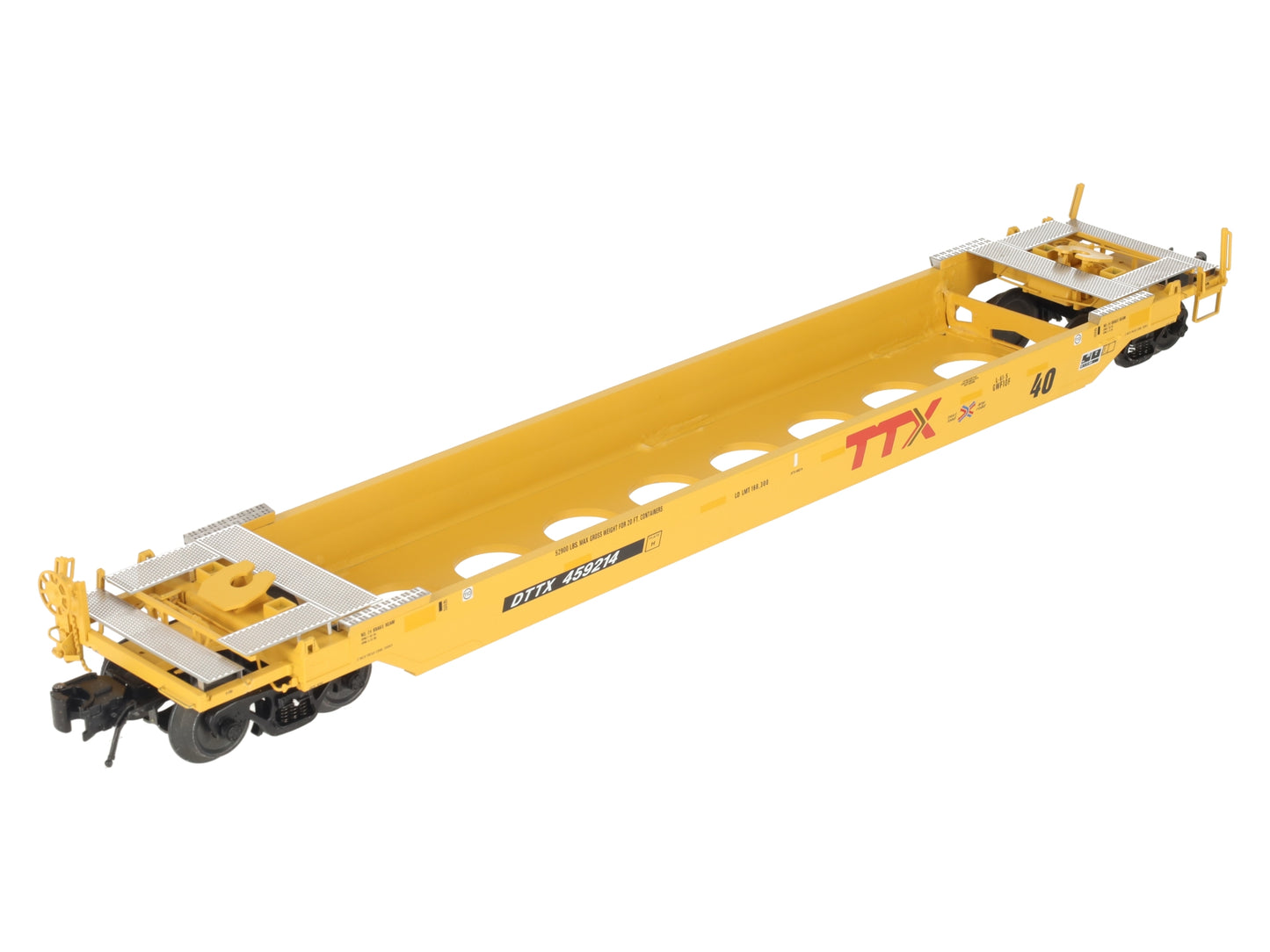 Atlas 3003029-1 O TTX Early Logo 40' Rebuilt Well Car #59023 EX/Box