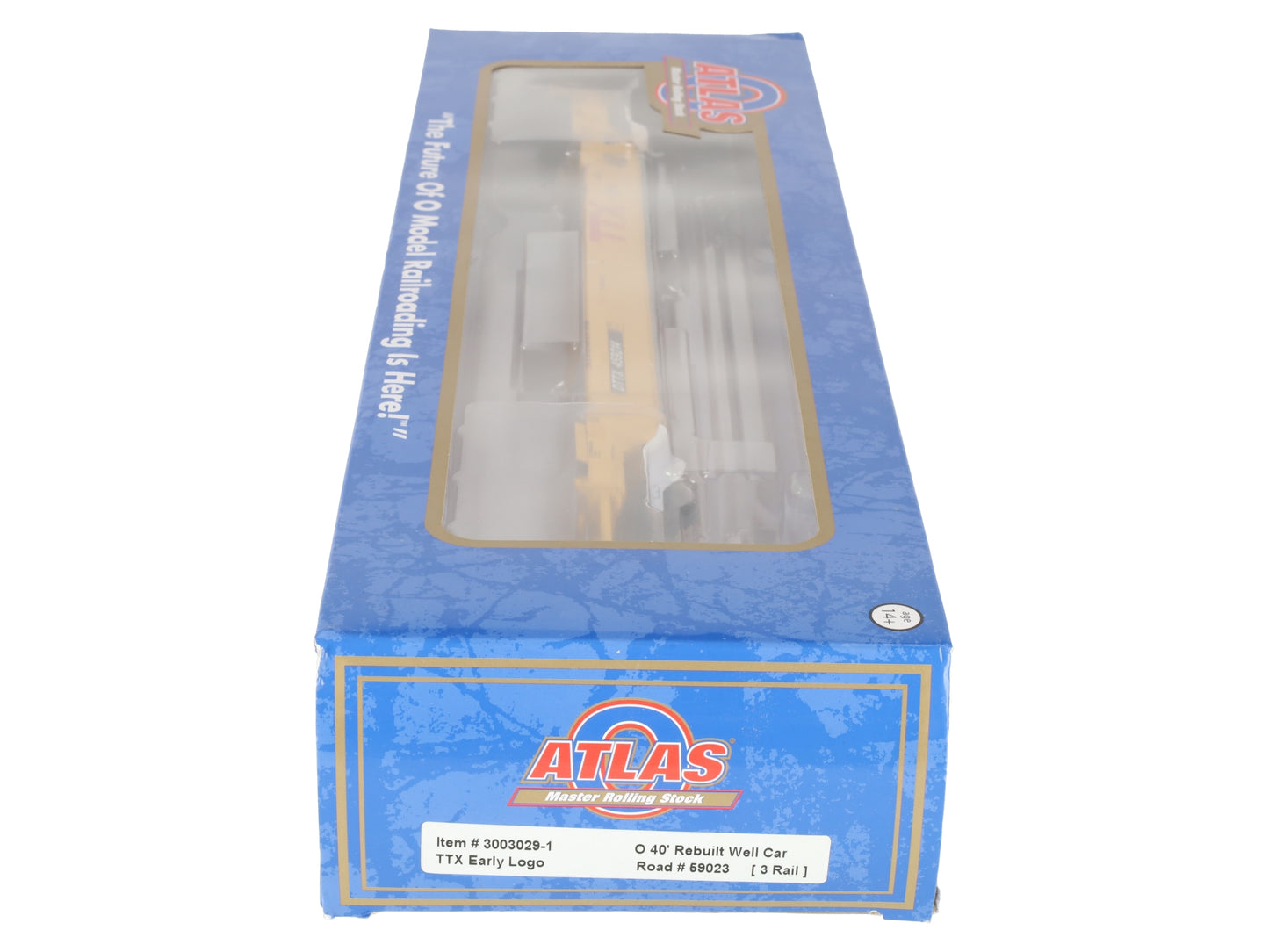 Atlas 3003029-1 O TTX Early Logo 40' Rebuilt Well Car #59023 EX/Box