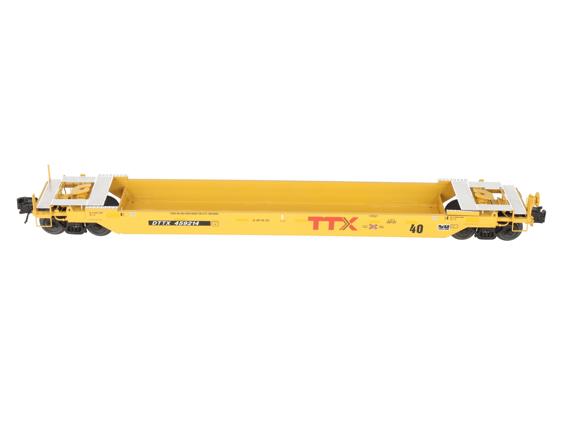Atlas 3003029-1 O TTX Early Logo 40' Rebuilt Well Car #59023 EX/Box