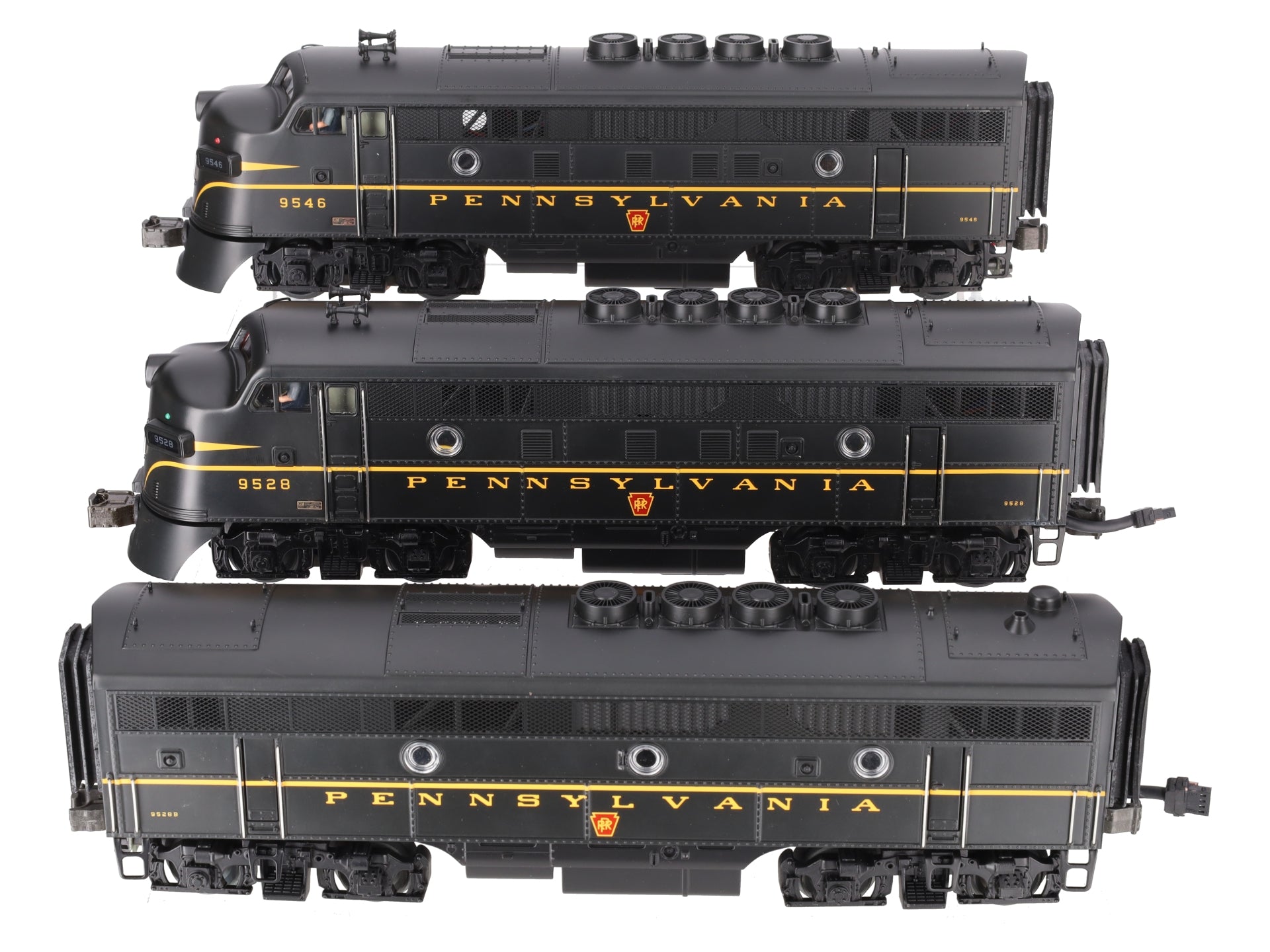MTH 20-2218-1 O PRR F-3 ABA Diesel Engine Set w/PS1 #9628, 9528B, 9546 LN/Box
