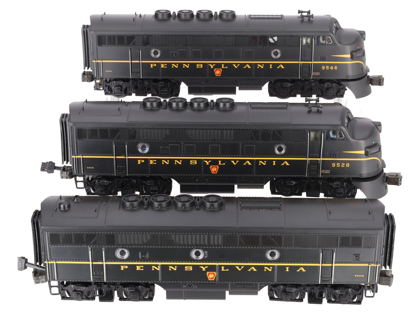 MTH 20-2218-1 O PRR F-3 ABA Diesel Engine Set w/PS1 #9628, 9528B, 9546 LN/Box