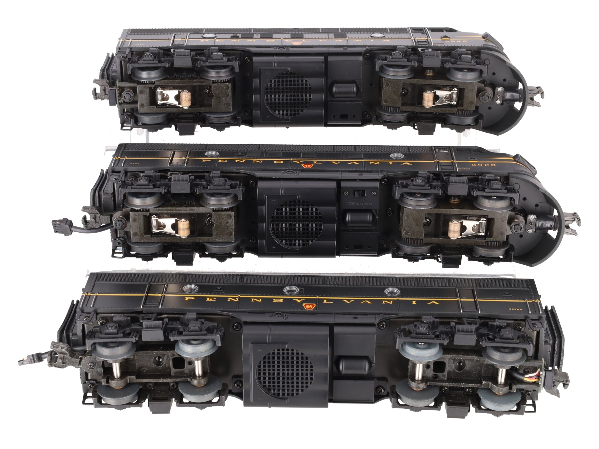 MTH 20-2218-1 O PRR F-3 ABA Diesel Engine Set w/PS1 #9628, 9528B, 9546 LN/Box