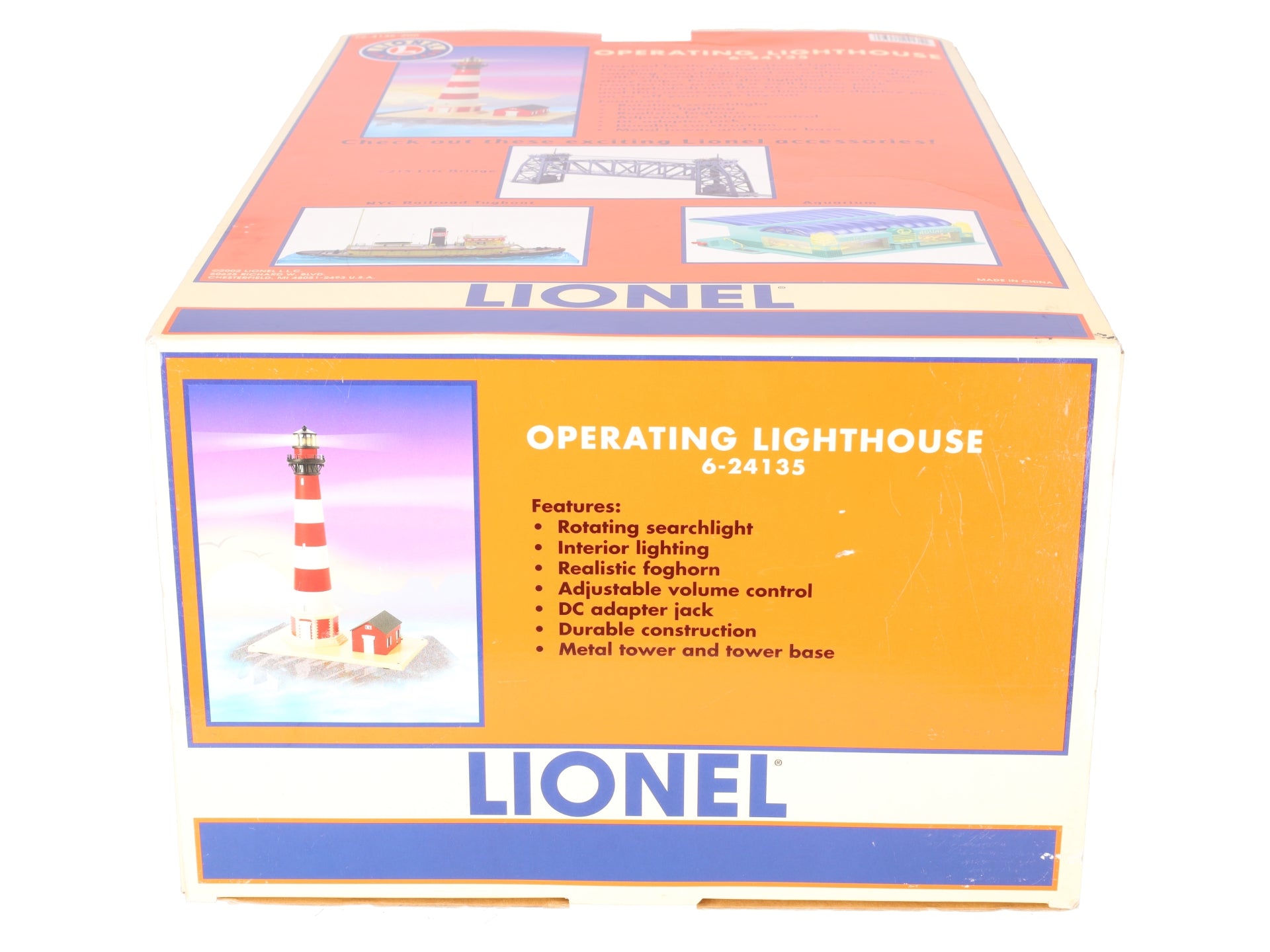 Lionel 6-24135 O Gauge Operating Lionel Lighthouse EX/Box