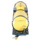 MTH 11-30092 O Gauge American Flyer Tank Lines Yellow/Blue Tank Car #4010 LN/Box