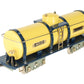MTH 11-30092 O Gauge American Flyer Tank Lines Yellow/Blue Tank Car #4010 LN/Box