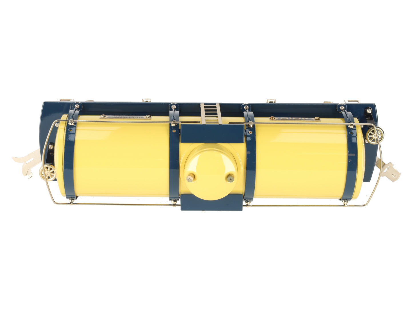 MTH 11-30092 O Gauge American Flyer Tank Lines Yellow/Blue Tank Car #4010 LN/Box