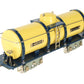 MTH 11-30092 O Gauge American Flyer Tank Lines Yellow/Blue Tank Car #4010 LN/Box