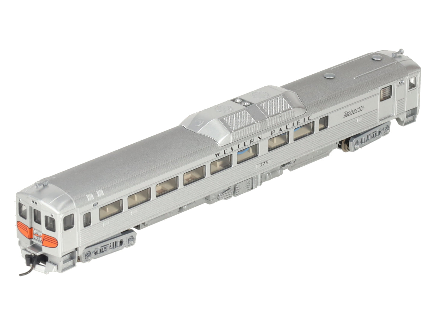 Kato 106-3014 N Scale Western Pacific Rail Diesel Car Set #375, 376 w/DCC EX/Box