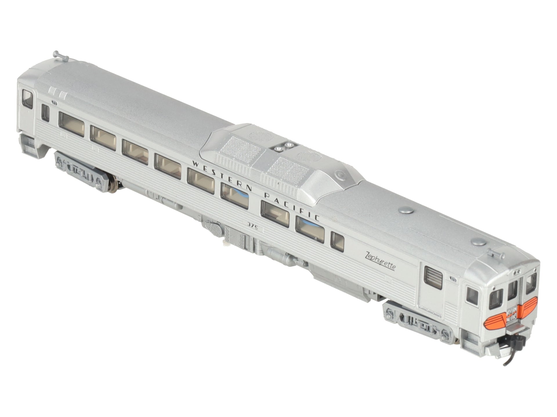 Kato 106-3014 N Scale Western Pacific Rail Diesel Car Set #375, 376 w/DCC EX/Box