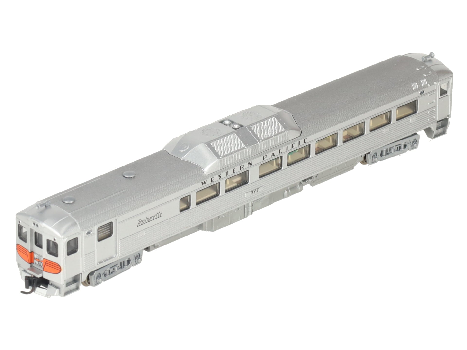 Kato 106-3014 N Scale Western Pacific Rail Diesel Car Set #375, 376 w/DCC EX/Box