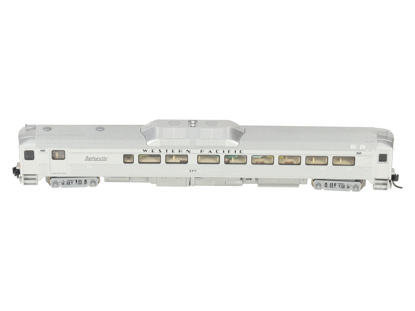Kato 106-3014 N Scale Western Pacific Rail Diesel Car Set #375, 376 w/DCC EX/Box