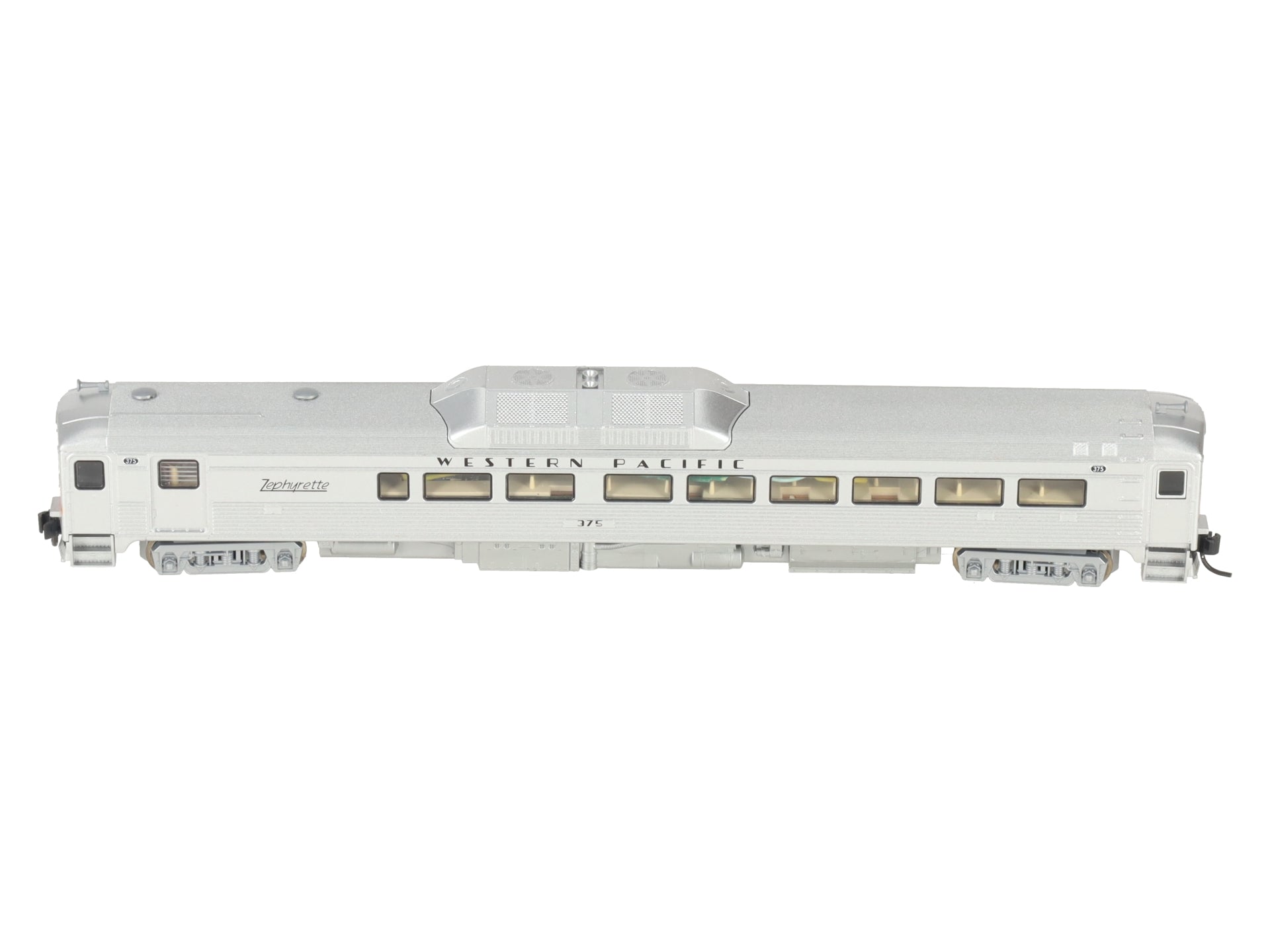 Kato 106-3014 N Scale Western Pacific Rail Diesel Car Set #375, 376 w/DCC EX/Box
