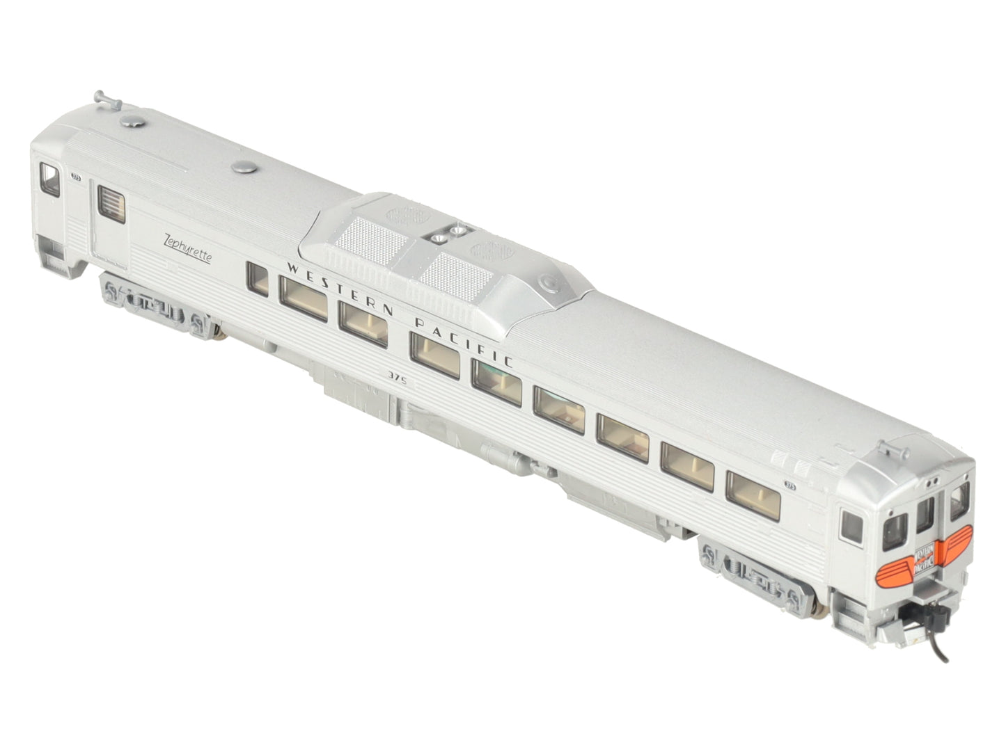 Kato 106-3014 N Scale Western Pacific Rail Diesel Car Set #375, 376 w/DCC EX/Box