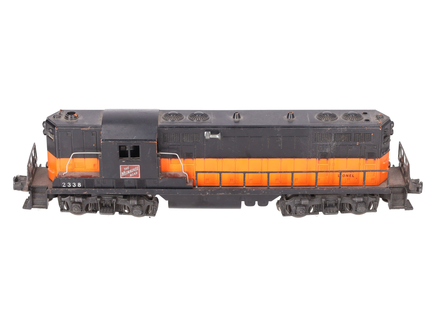 Lionel 2338 Vintage O Gauge Milwaukee Road Powered GP-7 Diesel Locomotive VG