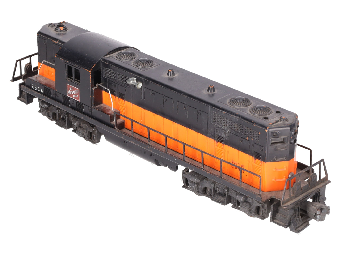 Lionel 2338 Vintage O Gauge Milwaukee Road Powered GP-7 Diesel Locomotive VG