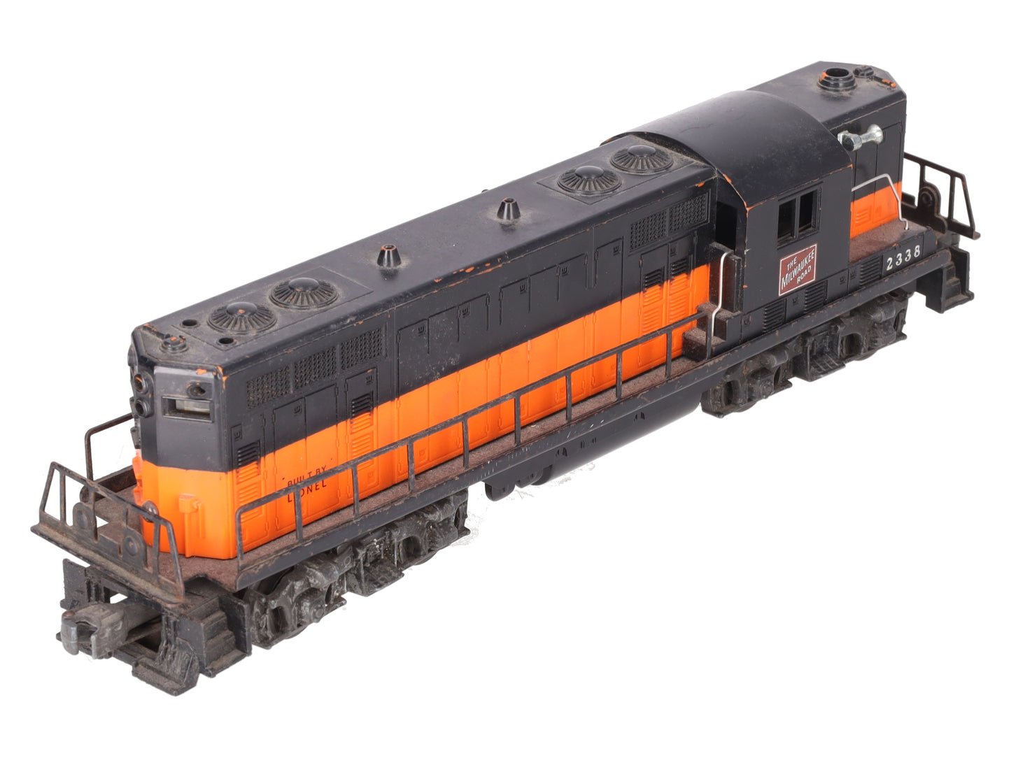 Lionel 2338 Vintage O Gauge Milwaukee Road Powered GP-7 Diesel Locomotive VG