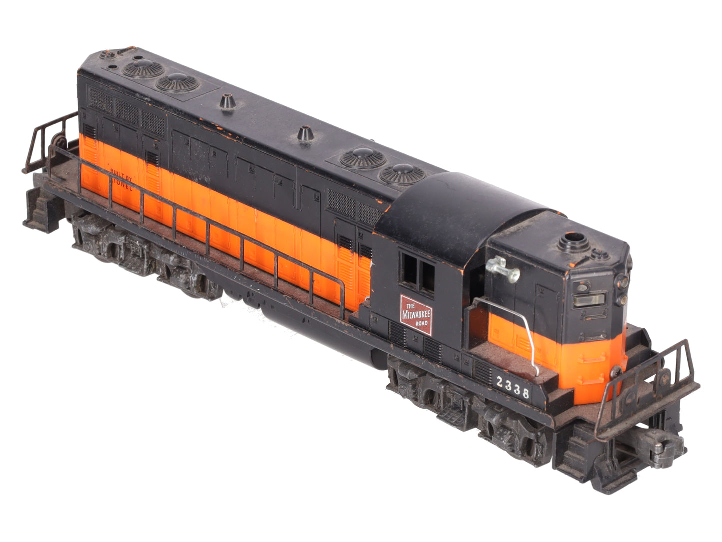 Lionel 2338 Vintage O Gauge Milwaukee Road Powered GP-7 Diesel Locomotive VG