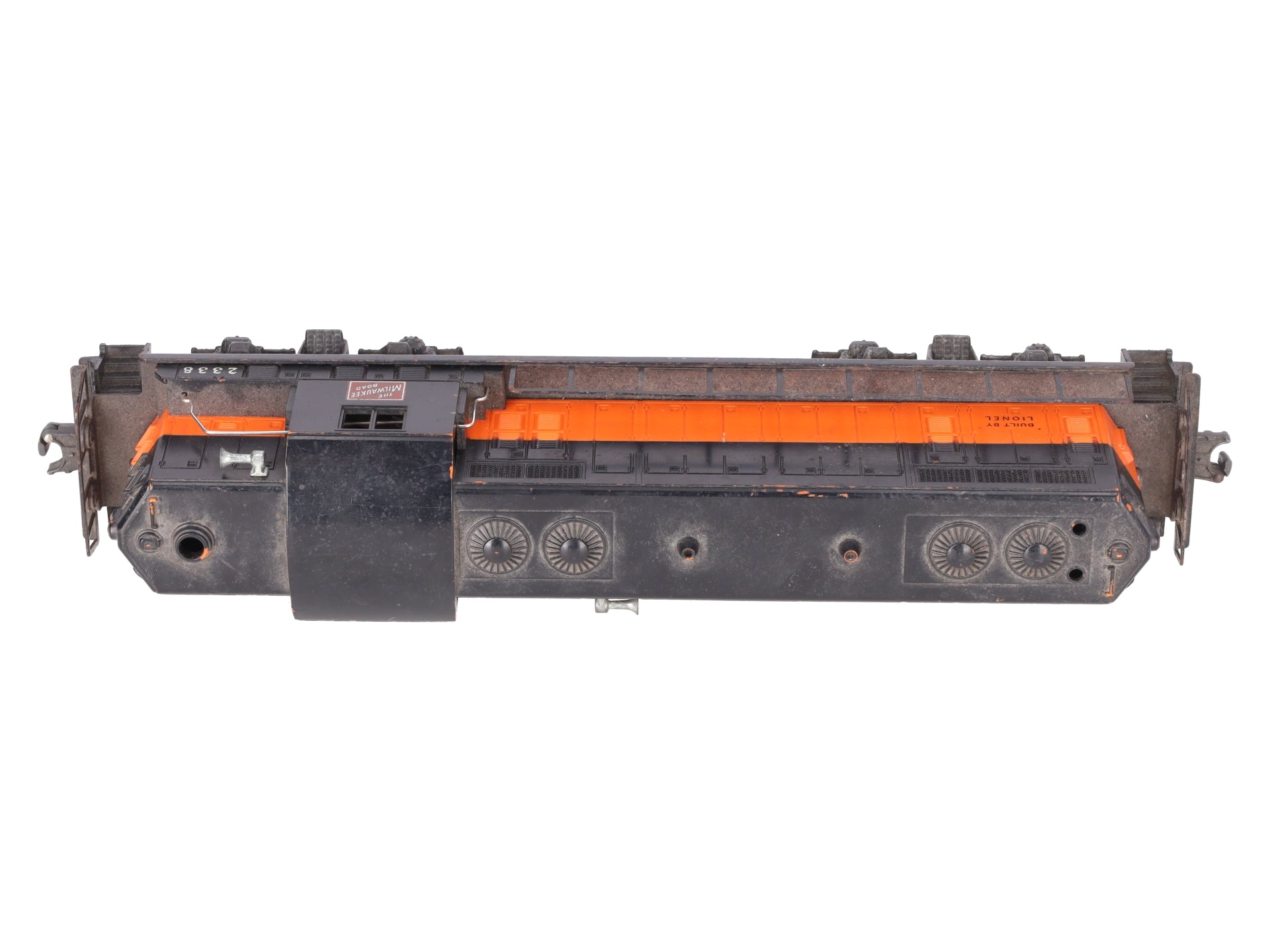 Lionel 2338 Vintage O Gauge Milwaukee Road Powered GP-7 Diesel Locomotive VG