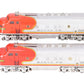 Lionel 2343 Vintage O Santa Fe F3 AA Diesel Locomotive Set VG