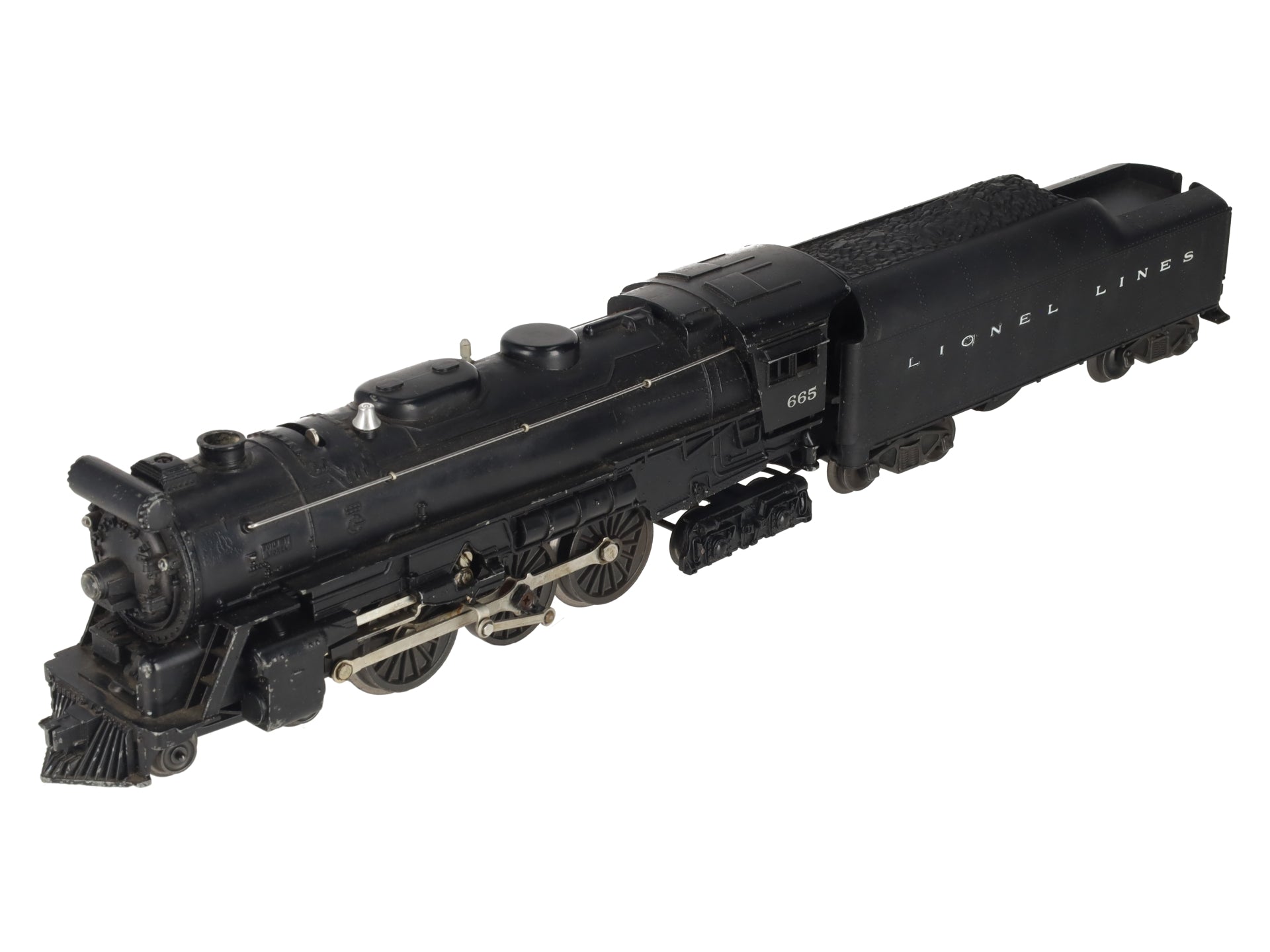 Lionel 665 Vintage O 4-6-4 Steam Locomotive w/2046W Tender VG/Box