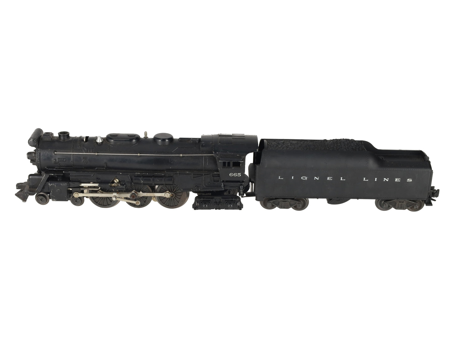 Lionel 665 Vintage O 4-6-4 Steam Locomotive w/2046W Tender VG/Box