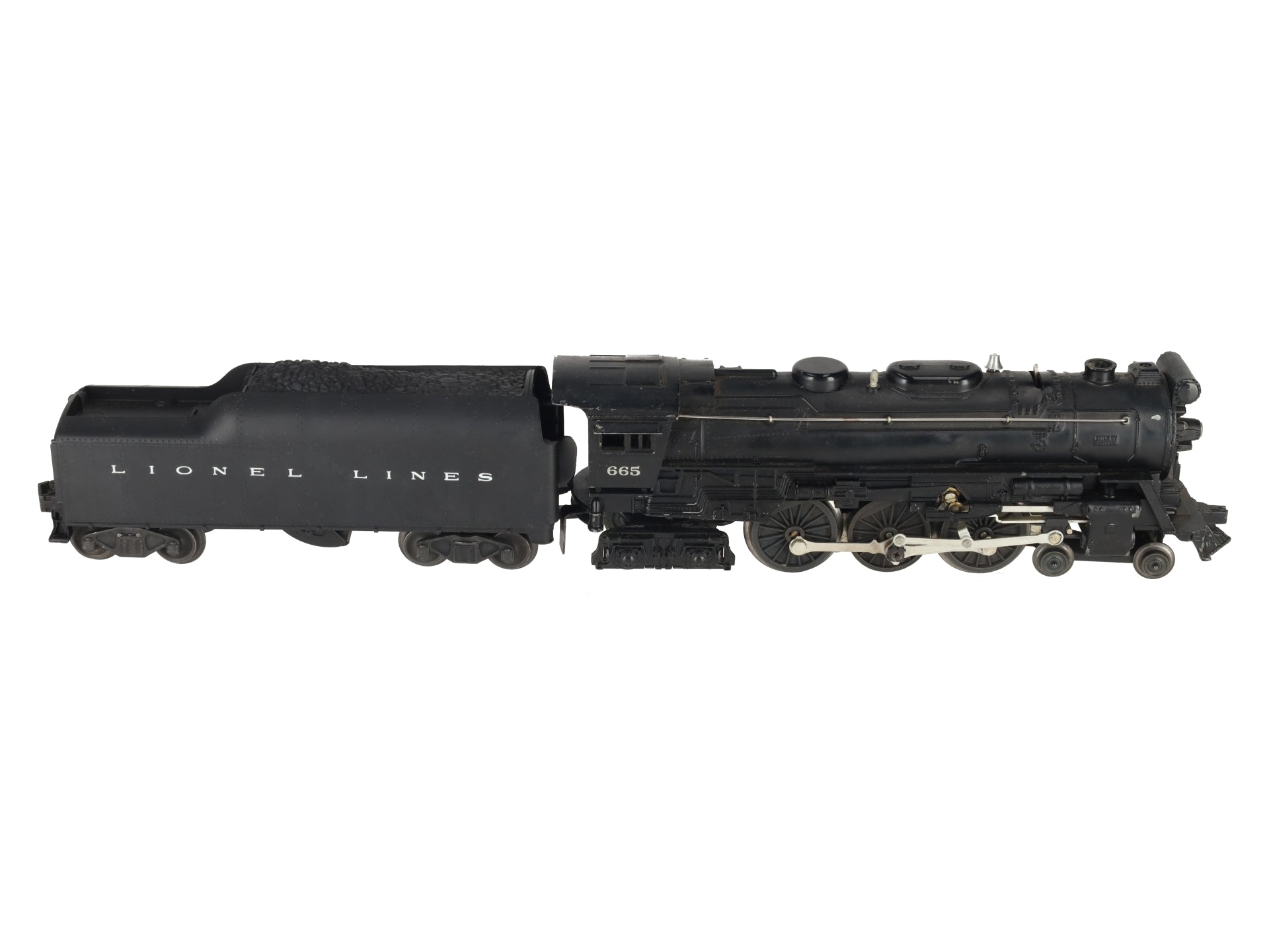 Lionel 665 Vintage O 4-6-4 Steam Locomotive w/2046W Tender VG/Box