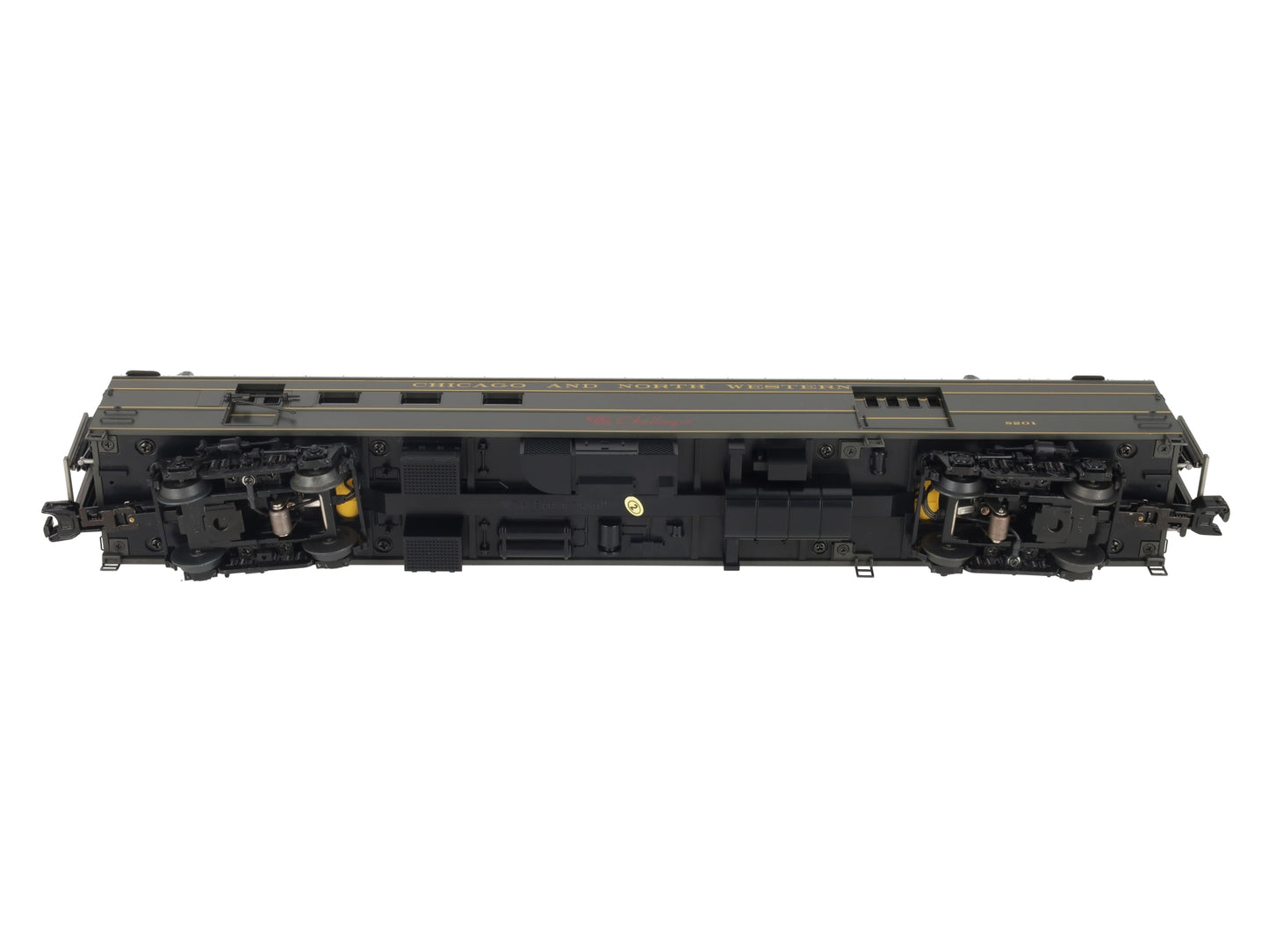 MTH 20-68129 O Scale Chicago Northwestern 70’ ABS RPO Passenger Car (Smooth)